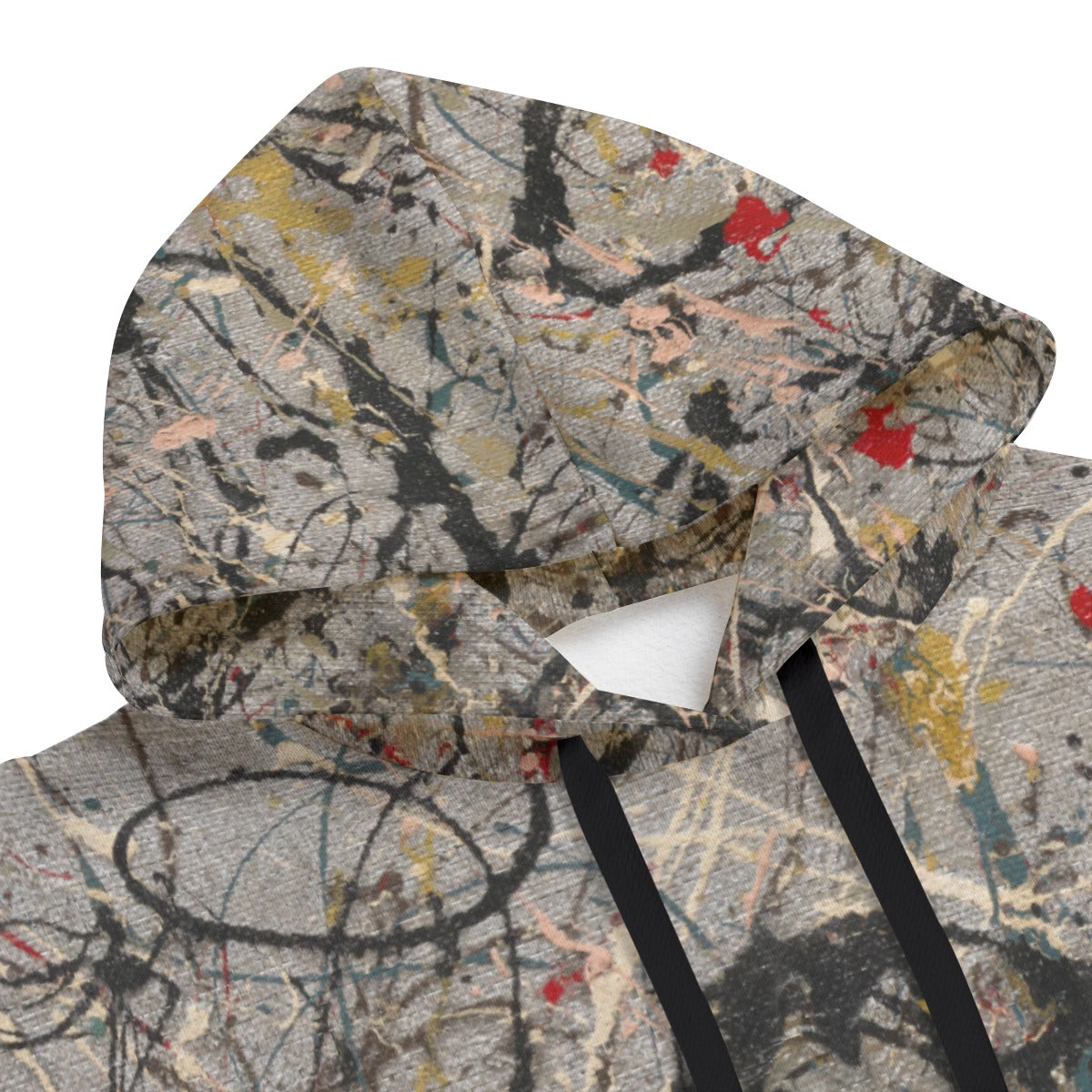 Premium fleece texture of Number 18 by Jackson Pollock Hoodie