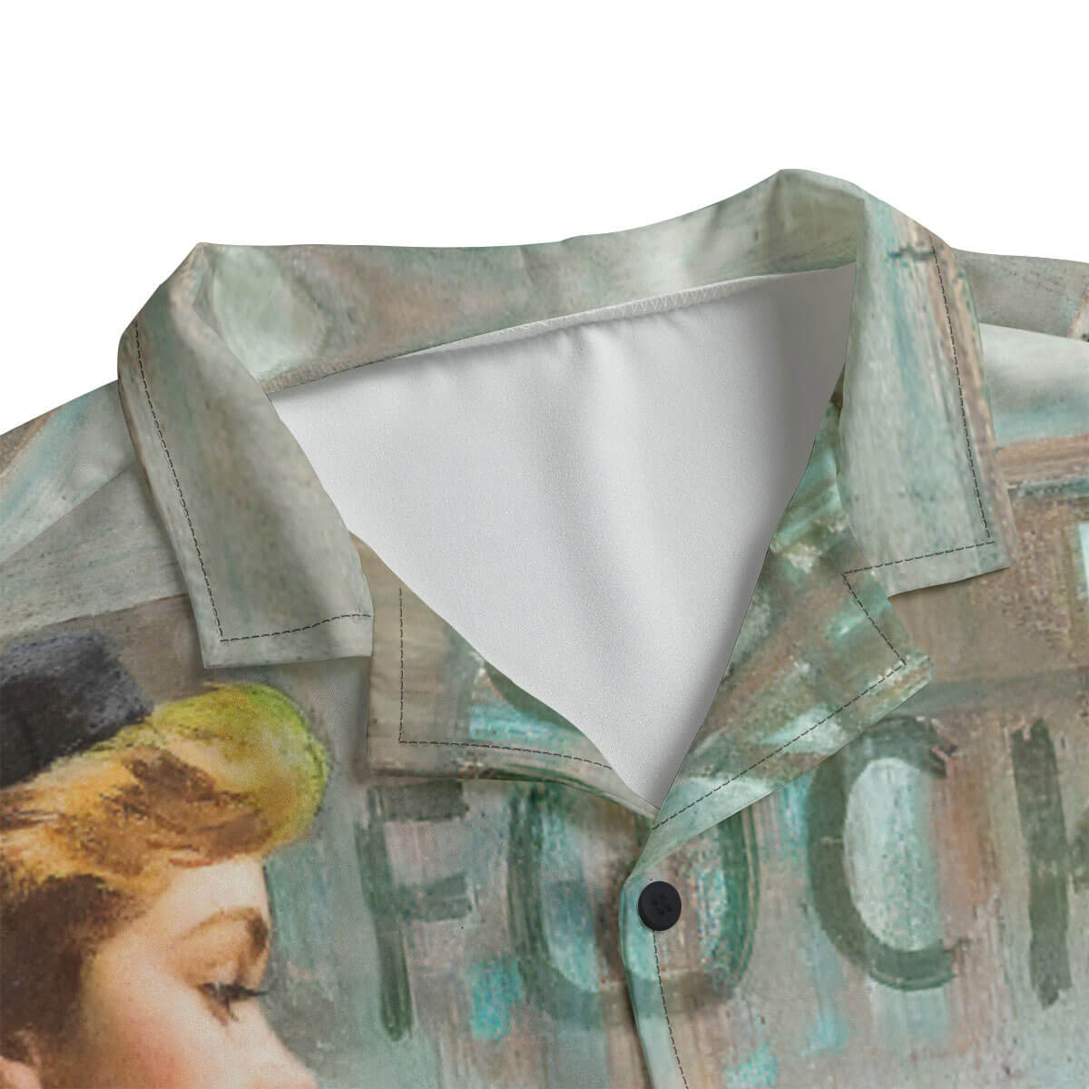 Pop culture fashion: Sarnoff's masterpiece reimagined on comfortable Hawaiian shirt