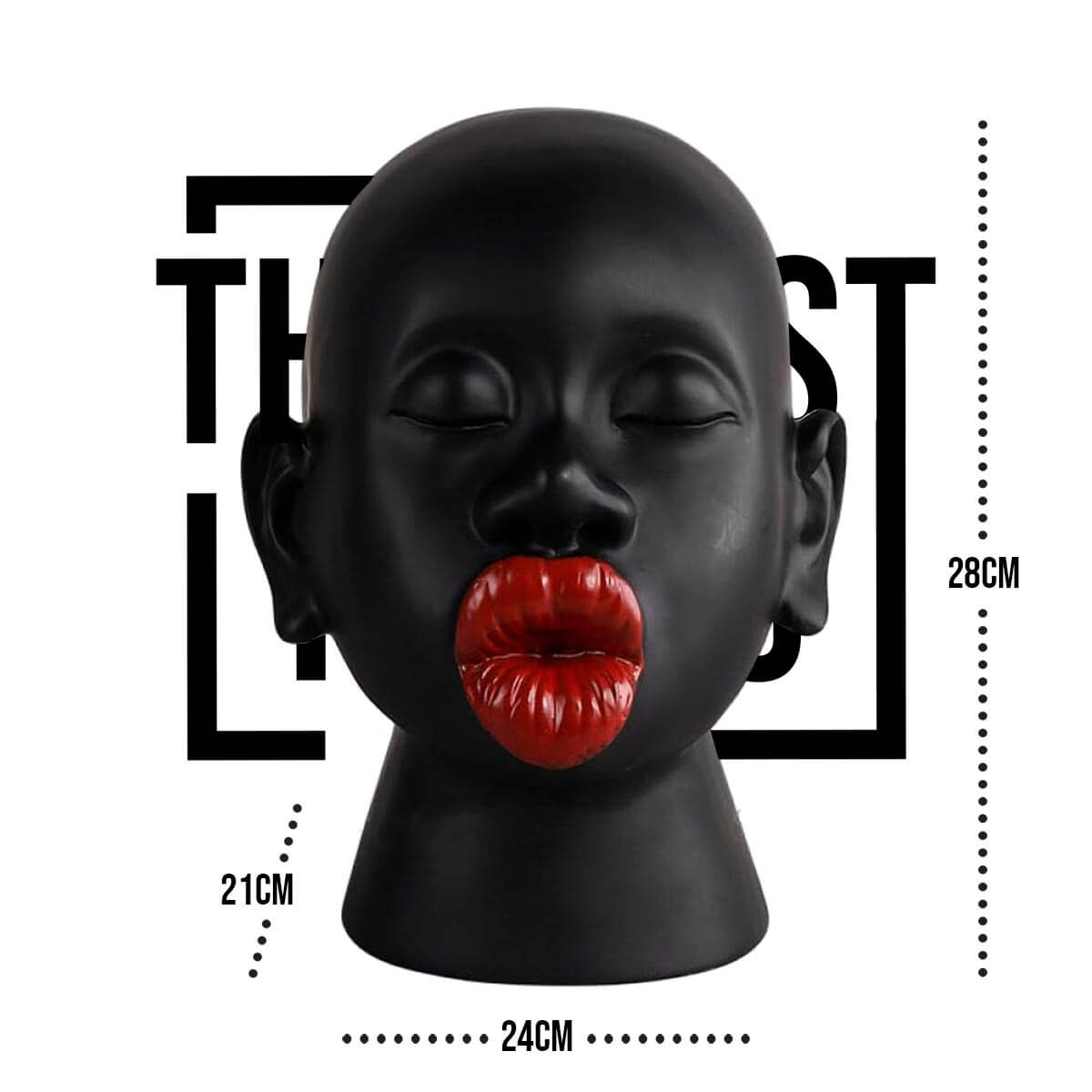 Size Chart - Red Lips Female Sculpture