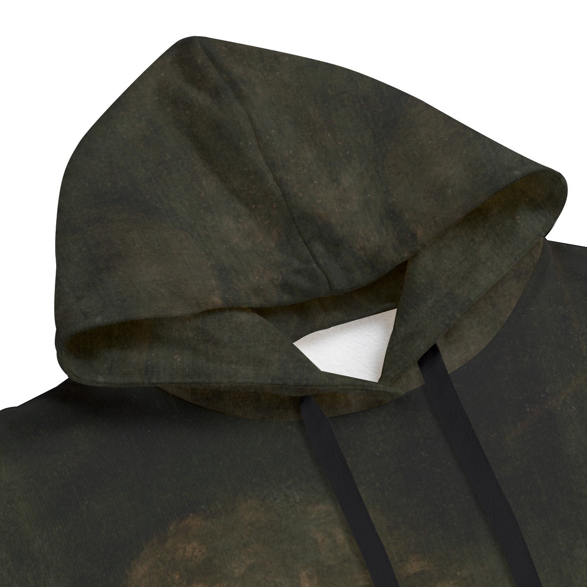 Iconic Da Vinci painting on comfortable fleece hoodie