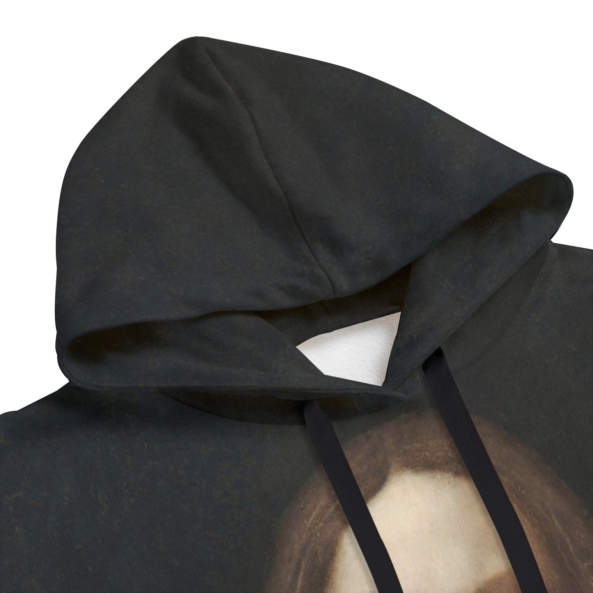 Last known da Vinci painting on premium fleece hoodie