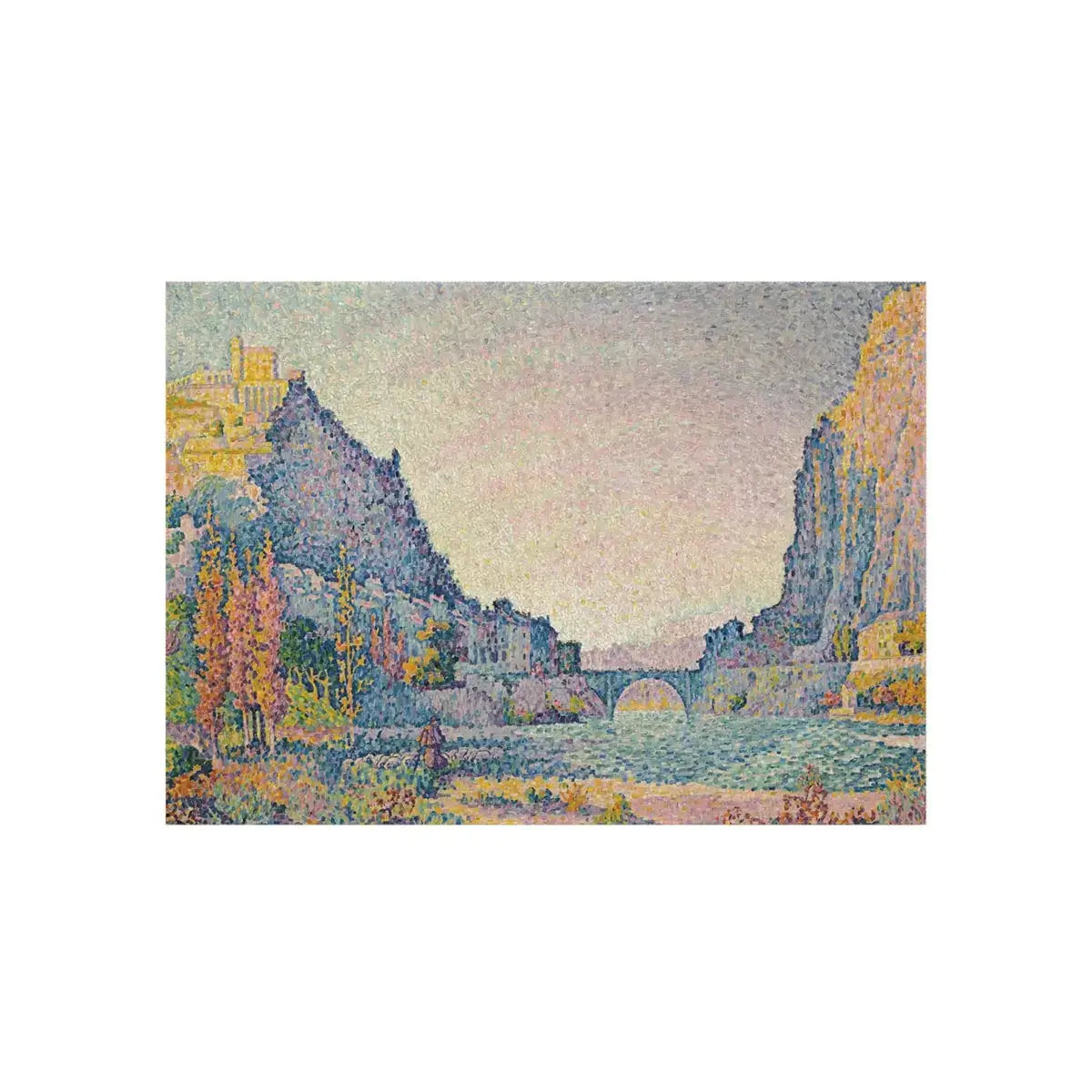 Sisteron by Paul Signac Floor Mat