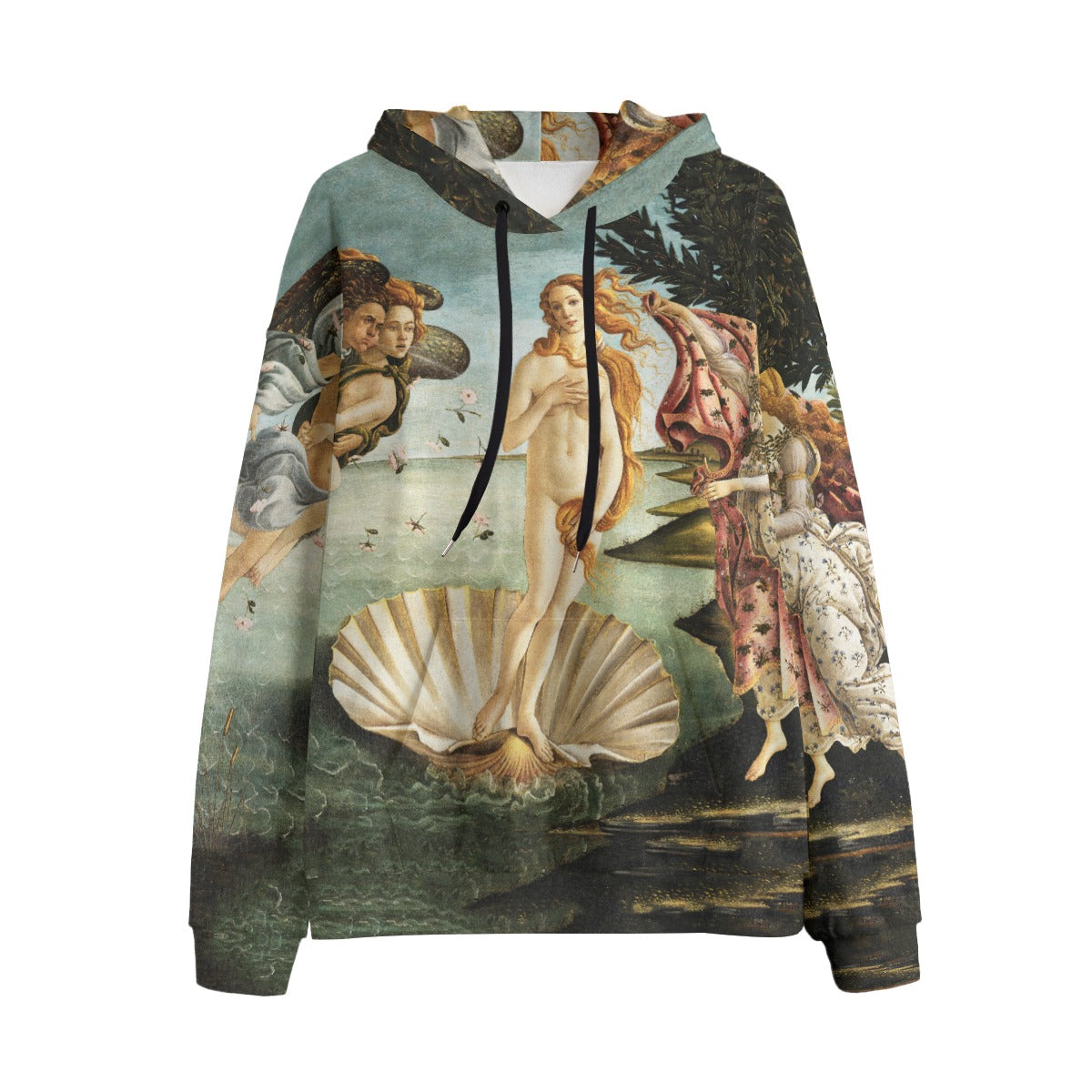 The Birth of Venus by Sandro Botticelli Hoodie - front view