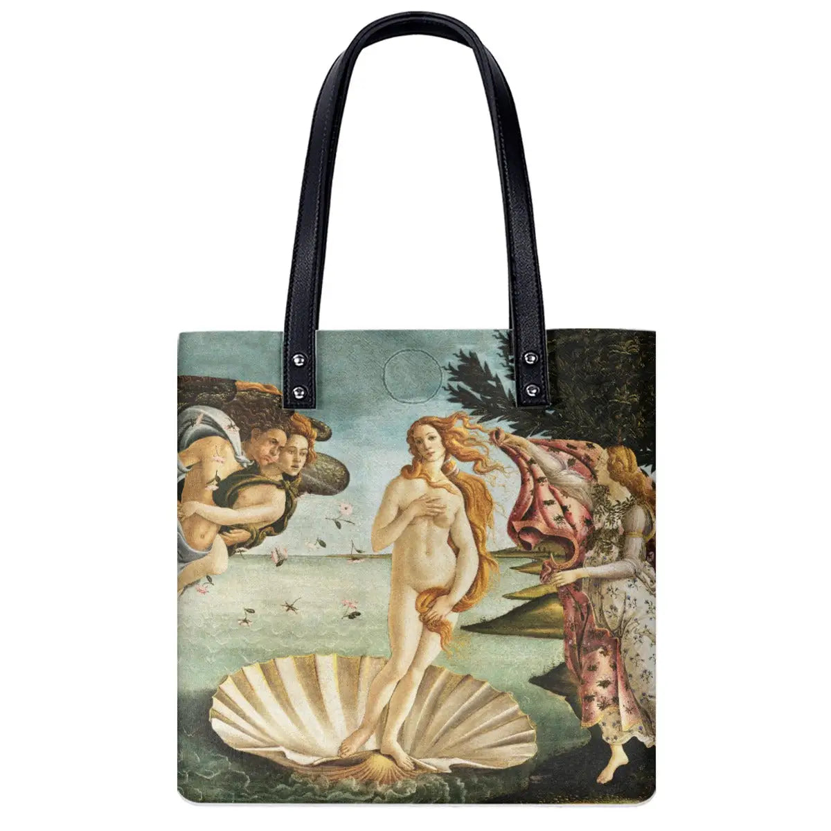 The Birth of Venus Shoulder Bag featuring Botticelli's masterpiece on premium waterproof material