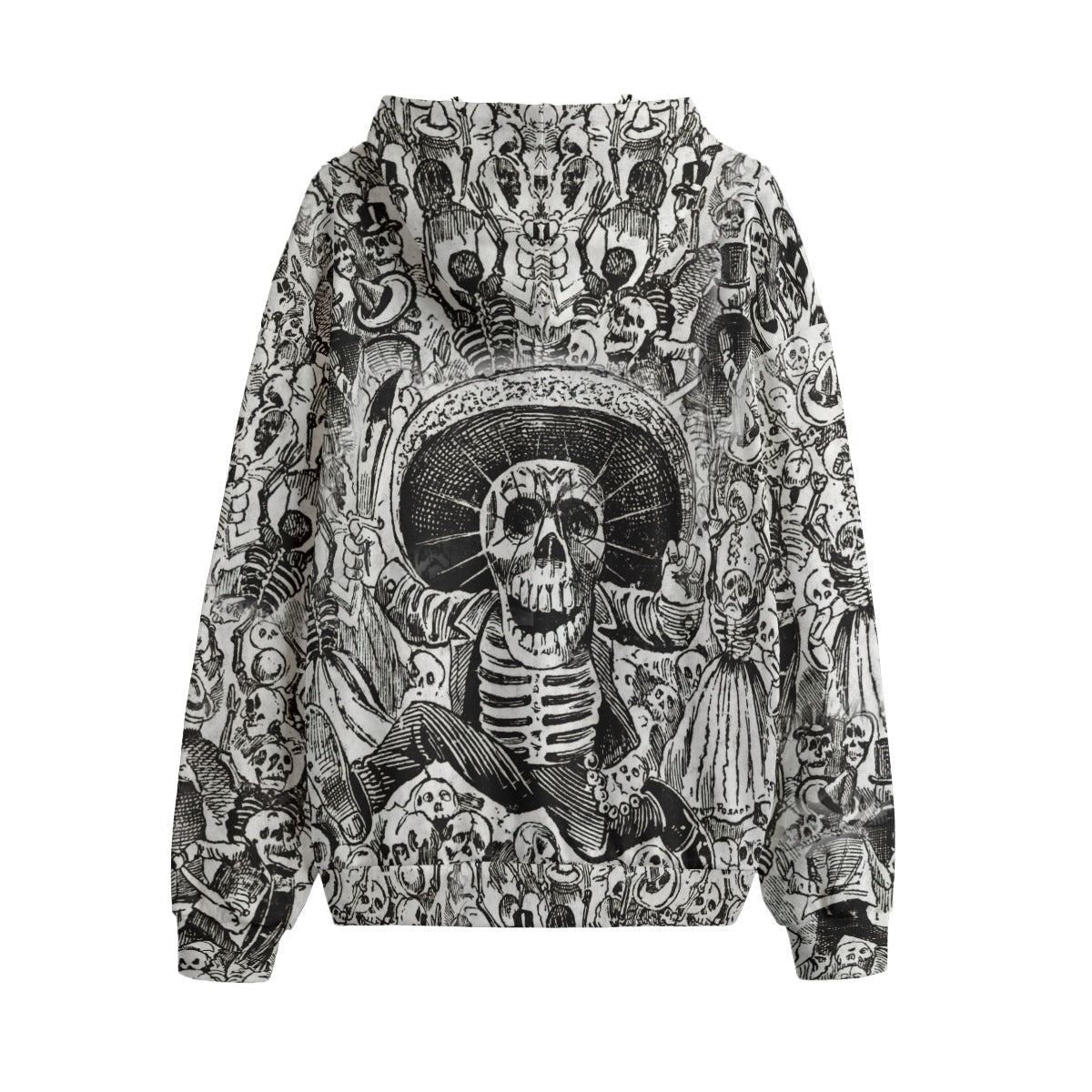 Calaveras af José Guadalupe Posada Hættetrøje