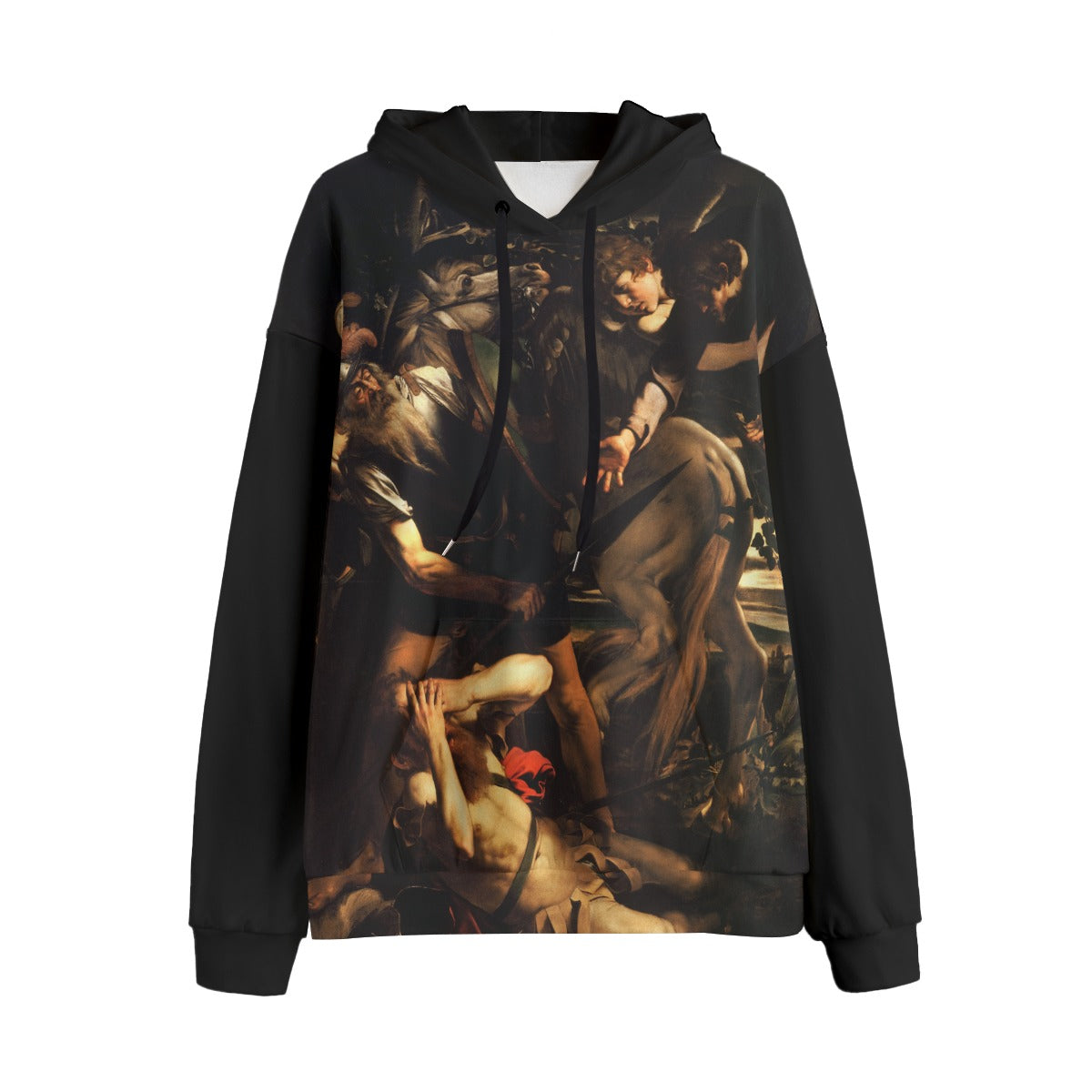 The Conversion of Saint Paul by Caravaggio Hoodie - Front View