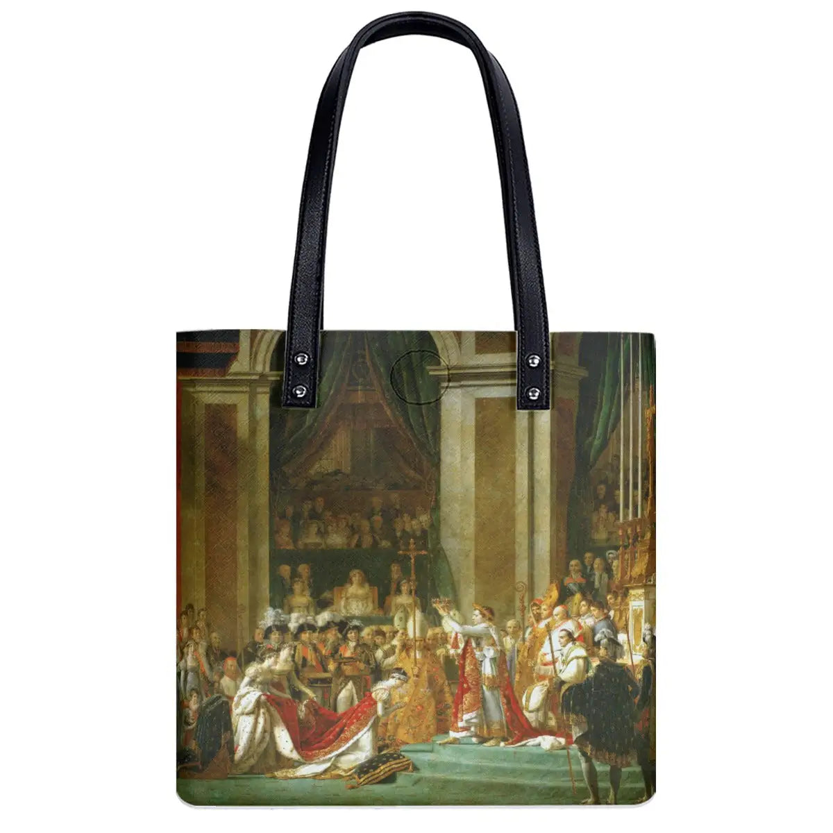 Art shoulder bag displaying Napoleon crowning Joséphine scene