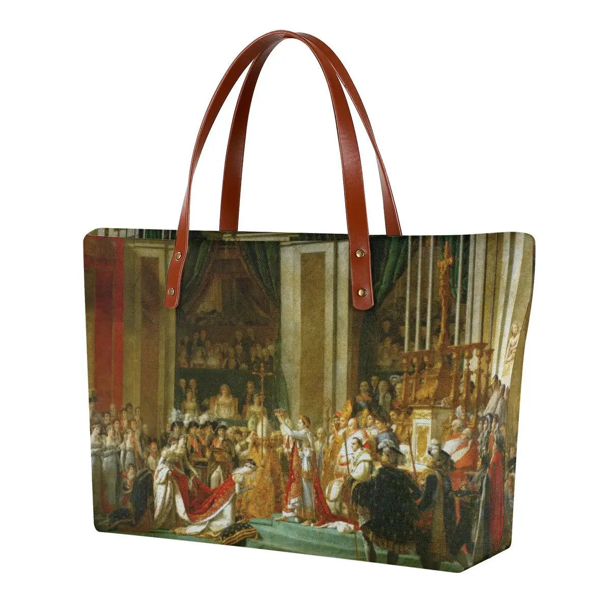 The Coronation of Napoleon Tote Bag featuring Jacques-Louis David's masterpiece