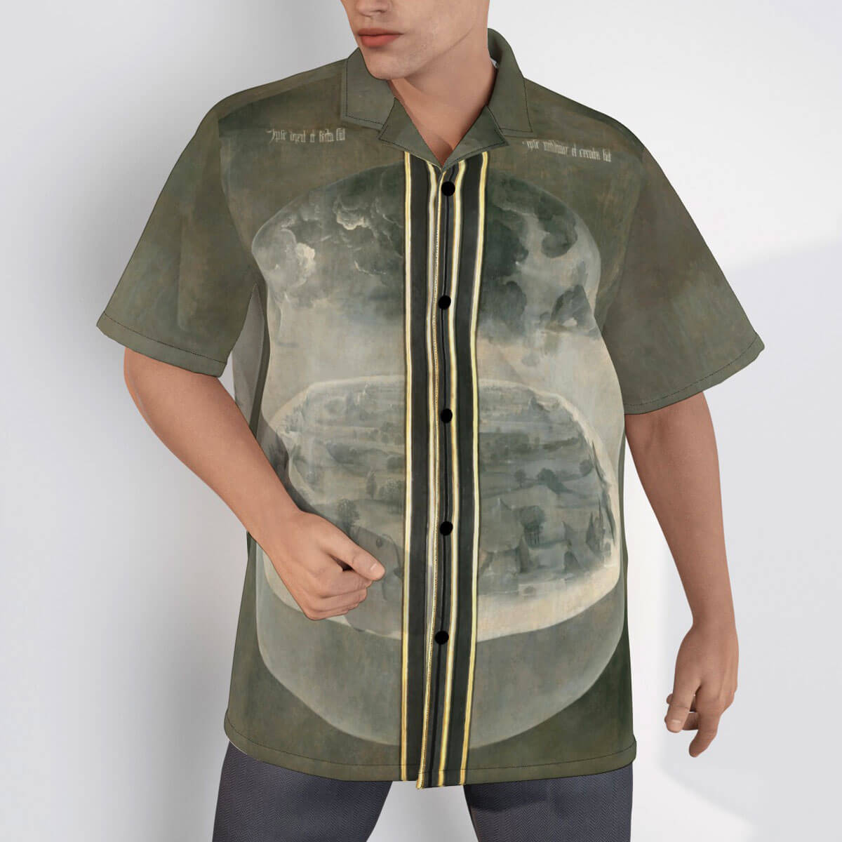 Surreal art meets modern fashion: Hieronymus Bosch Hawaiian shirt