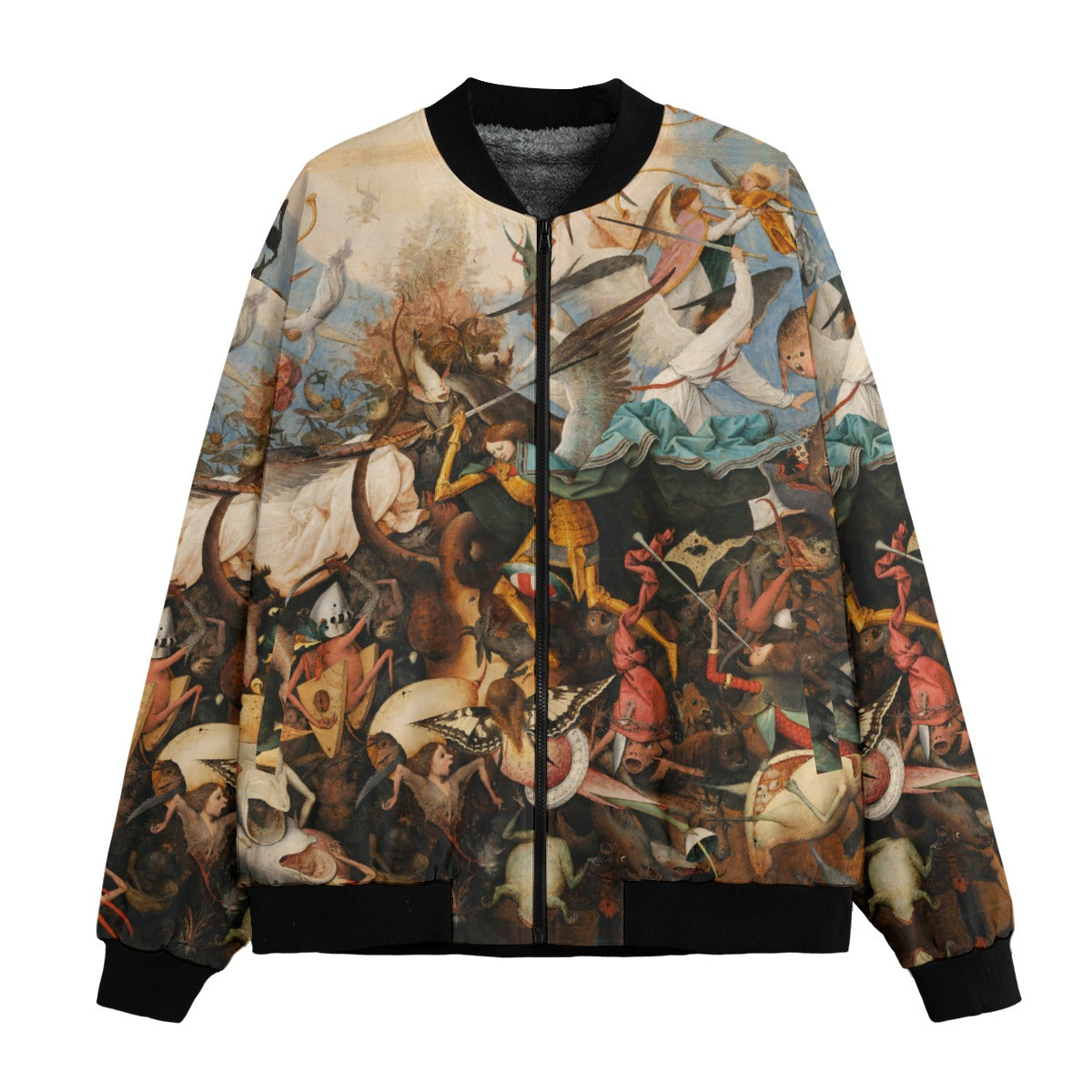 The Fall of the Rebel Angels by Pieter Bruegel The Elder Jacket front view showing complete artwork