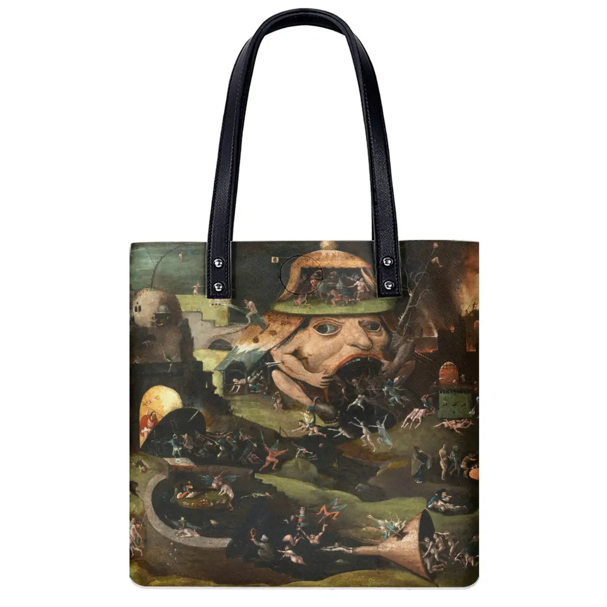 The Harrowing of Hell Medieval Art Shoulder Bag featuring Hieronymus Bosch artwork