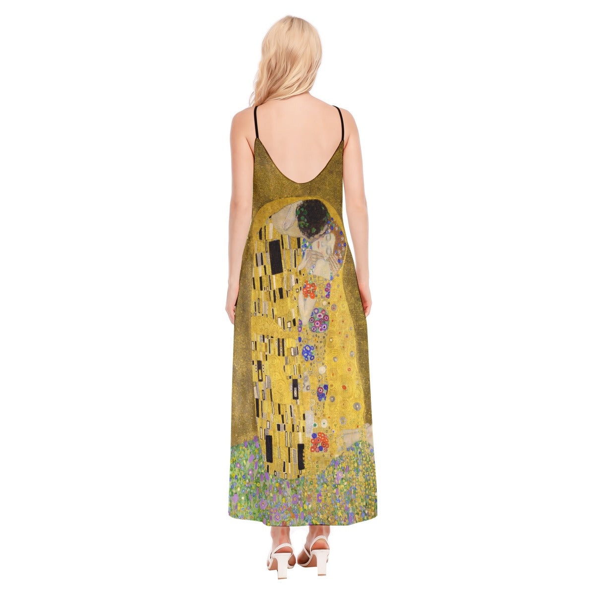 Artistic Sling Dress - Back View