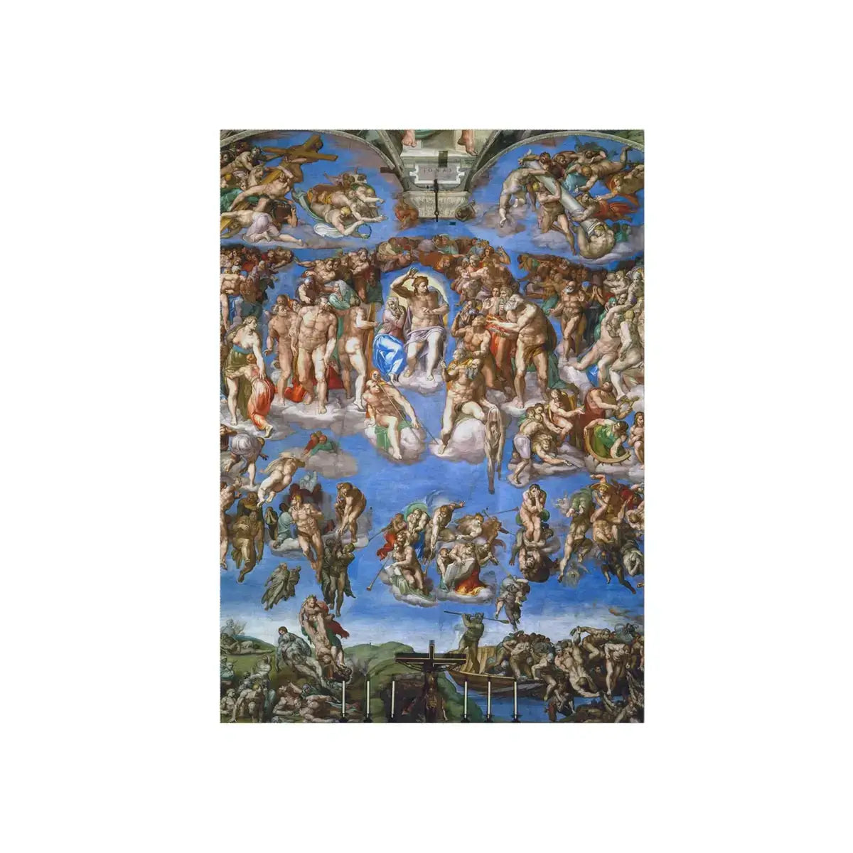 The Last Judgment by Michelangelo Floor Mat