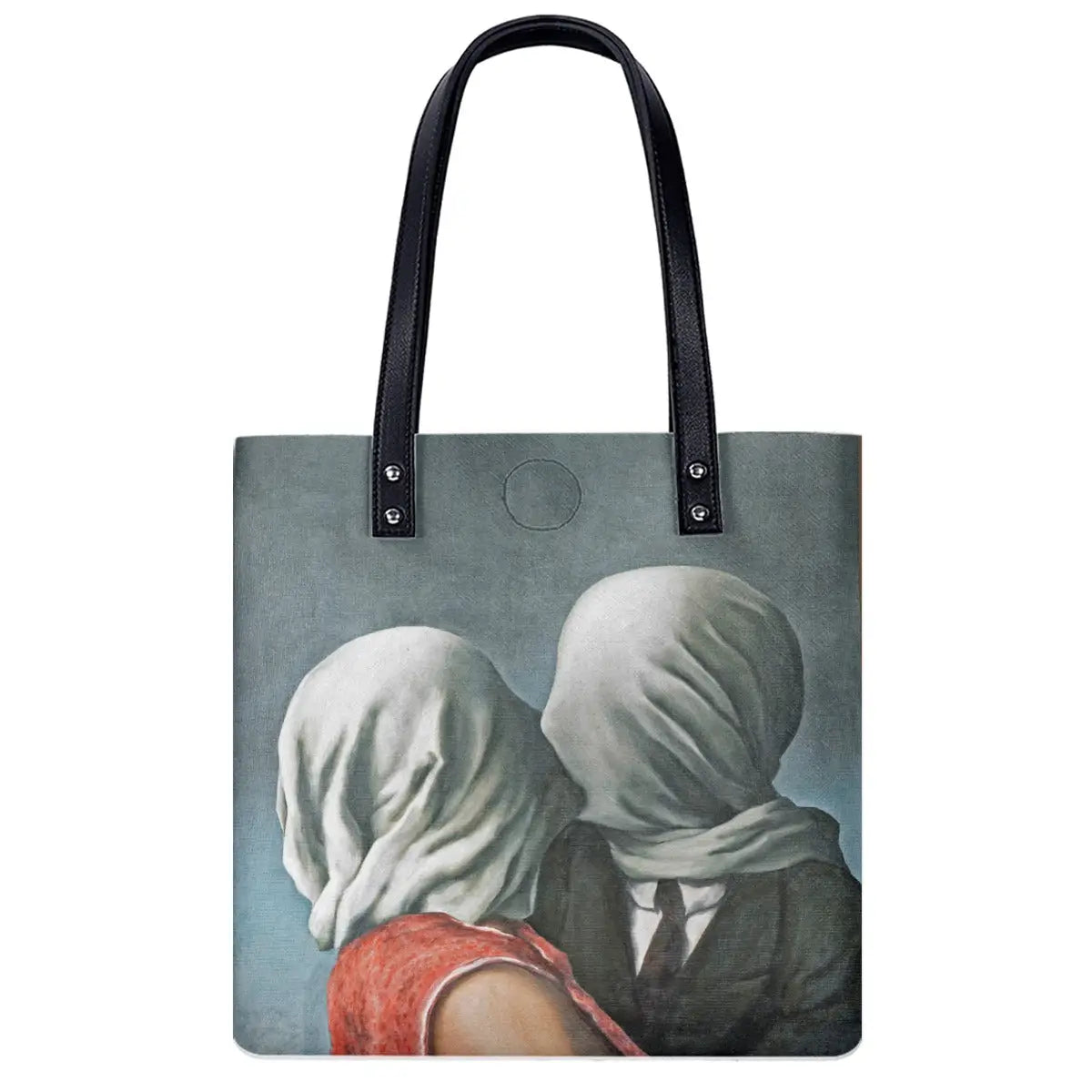 The Lovers by René Magritte Shoulder Bag with surrealist art print on waterproof fabric