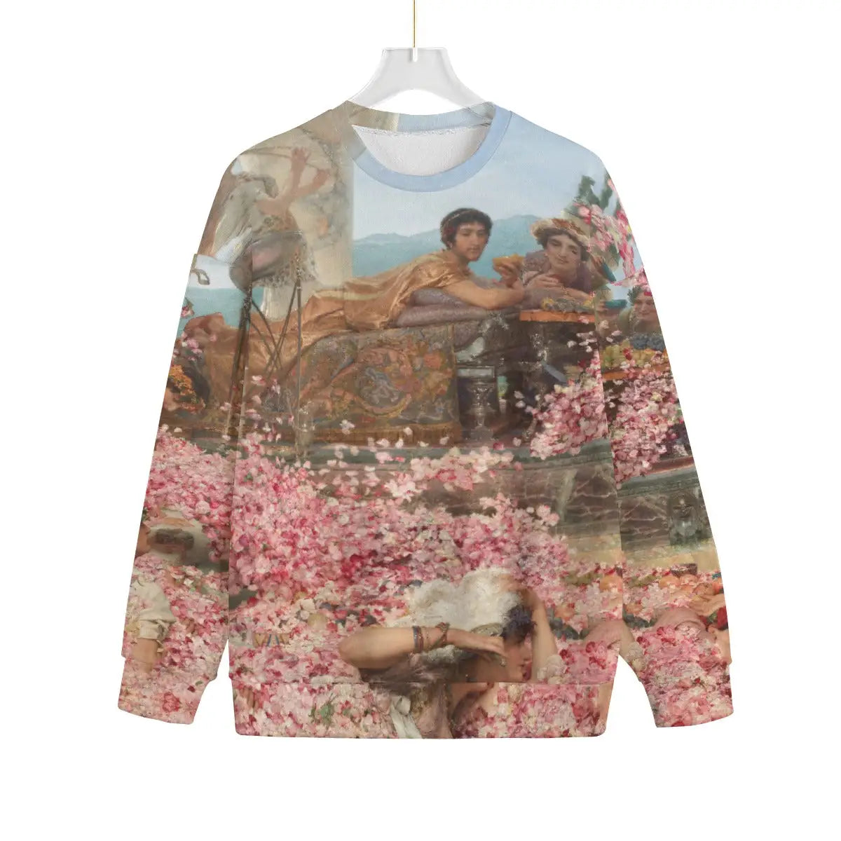 The Roses of Heliogabalus Sweater displaying Lawrence Alma-Tadema's Roman banquet scene