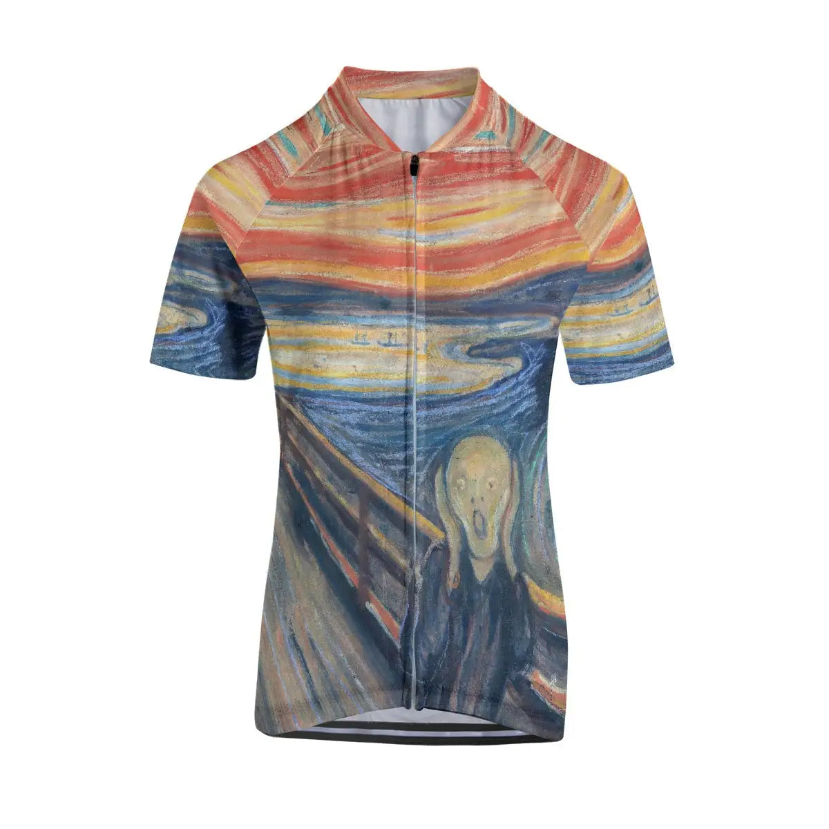 The Scream Women's Cycling Jersey | Edvard Munch Expressionist Art | XS-4XL