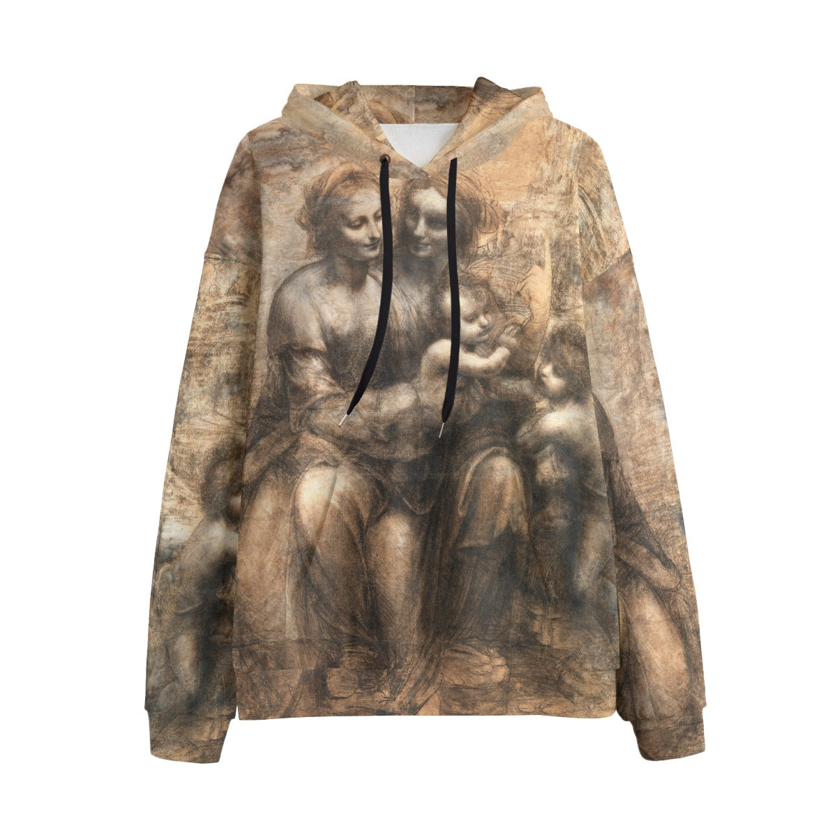 Leonardo da Vinci The Virgin and Child with Saint Anne hoodie front view