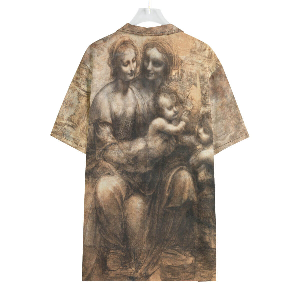 Renaissance masterpiece Hawaiian shirt featuring da Vinci's painting