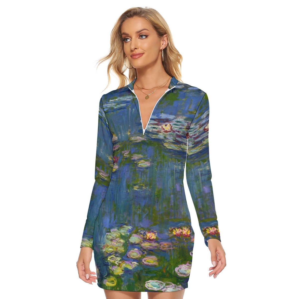 Enchanting Water Lilies Dream Women's Tight Dress