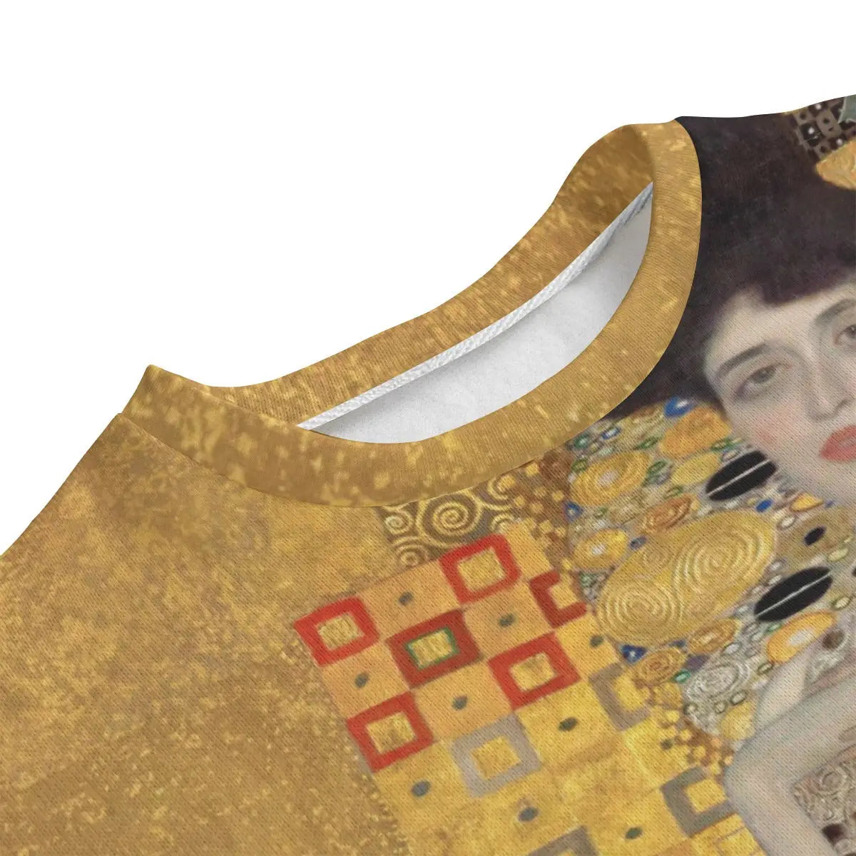 Fabric detail of Portrait of Adele Bloch-Bauer I Sweater showing texture