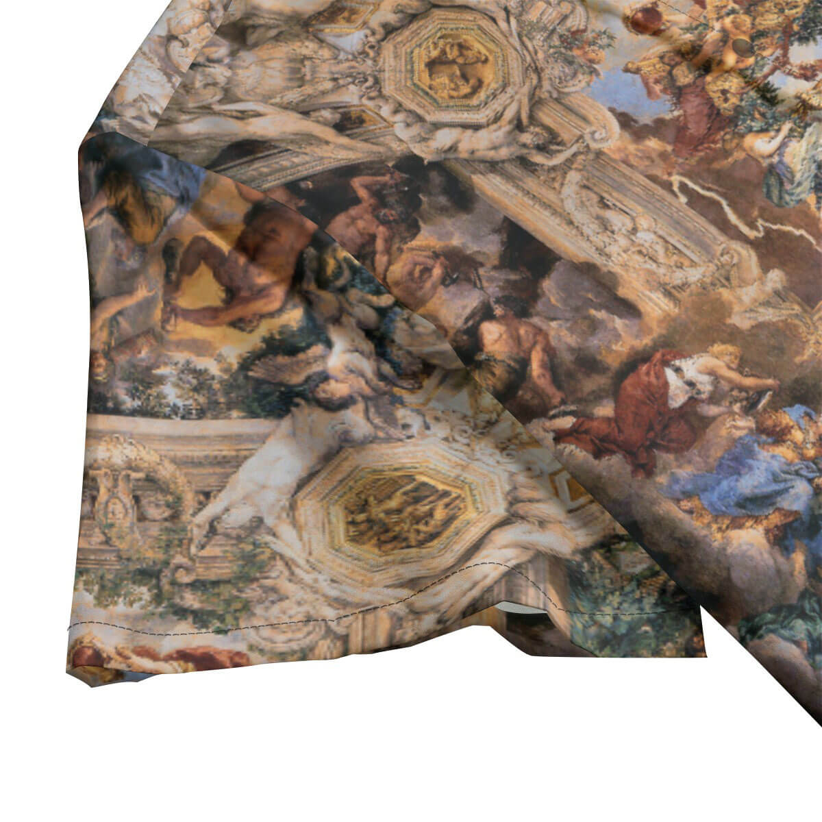 Wearable da Cortona art: Hawaiian shirt with Divine Providence print