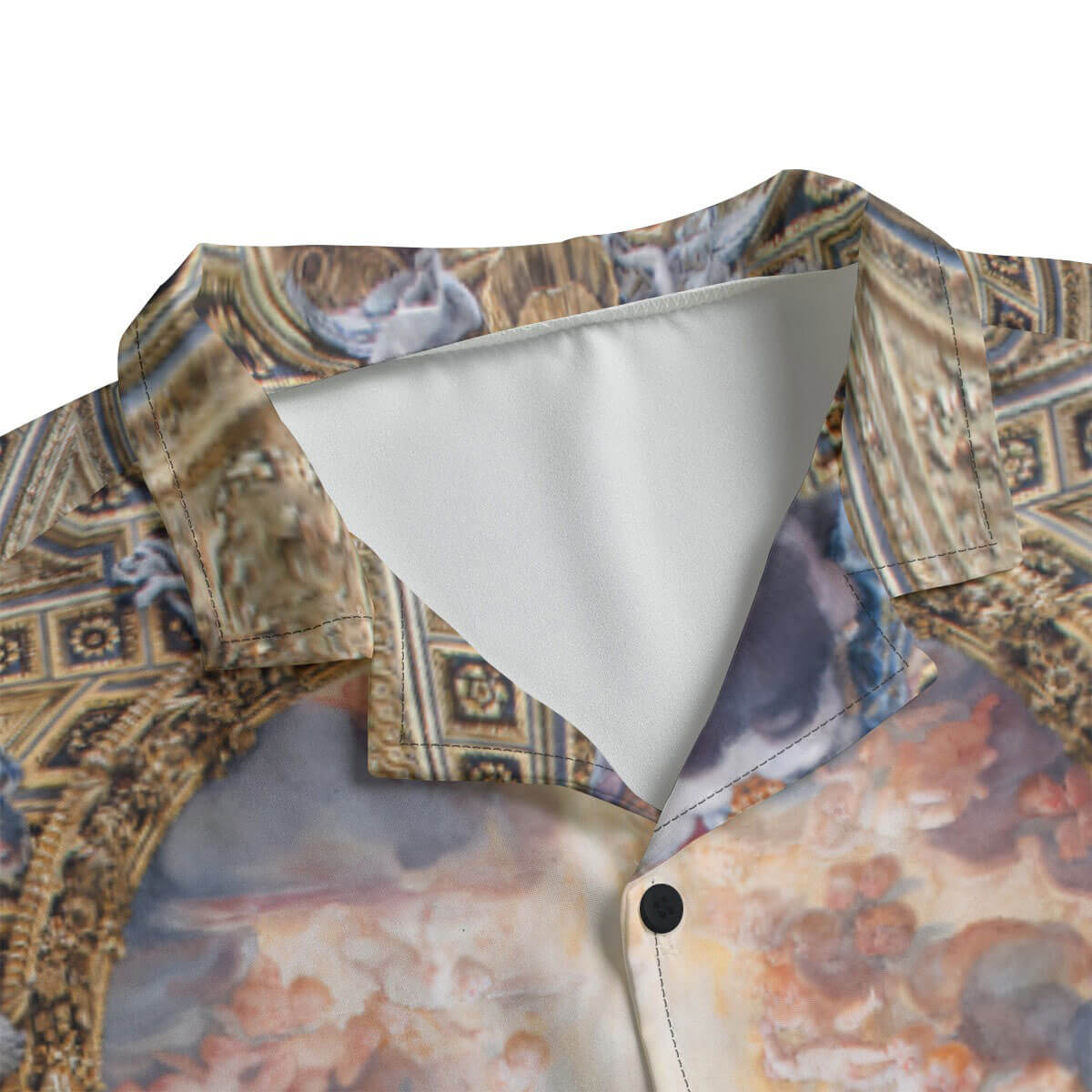 XS to 8XL Hawaiian shirt showcasing famous Church of the Gesù fresco