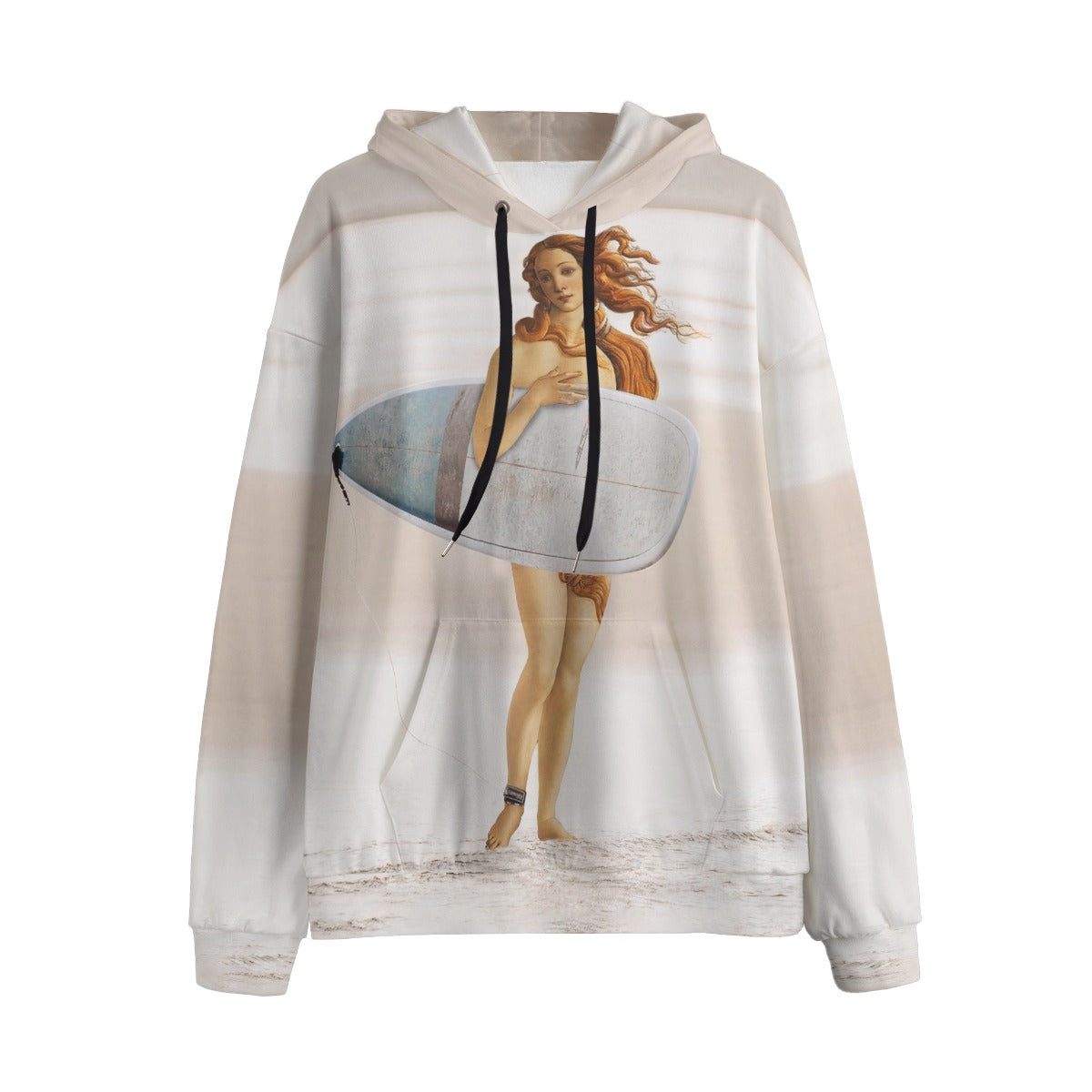 Venus Surfing Botticelli Hoodie