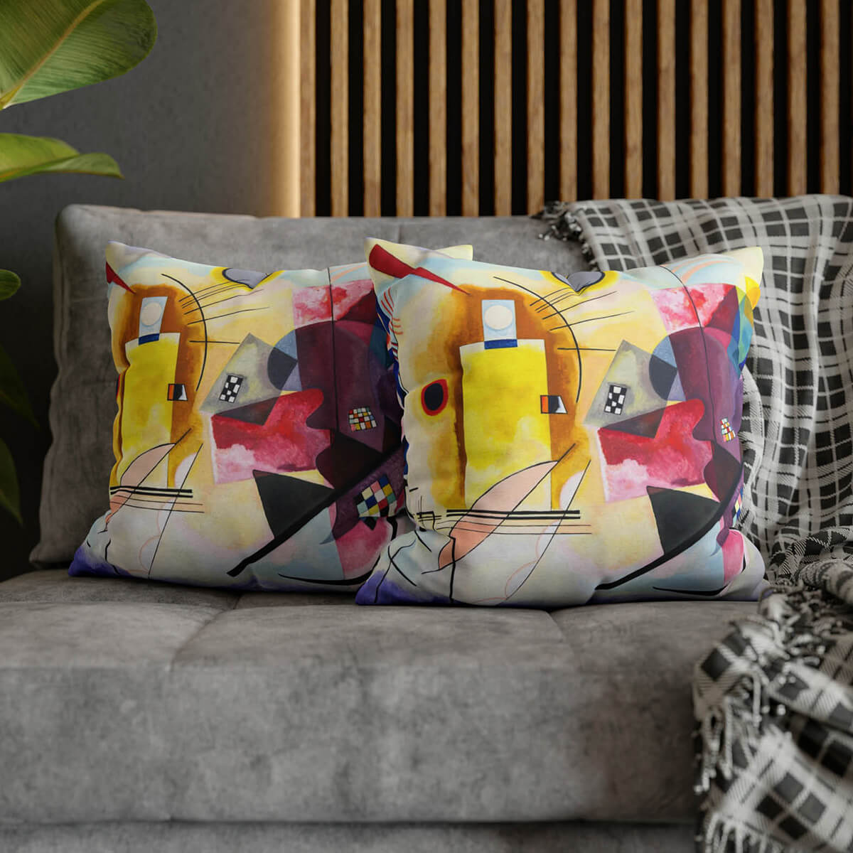 Contemporary Artistic Decor Accent Pillow