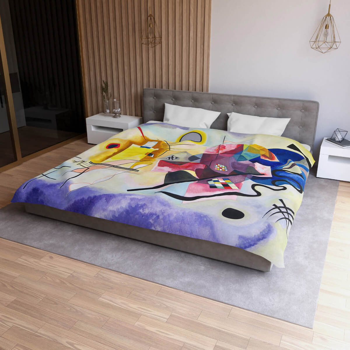 Modern Art Inspired Bedding Ensemble