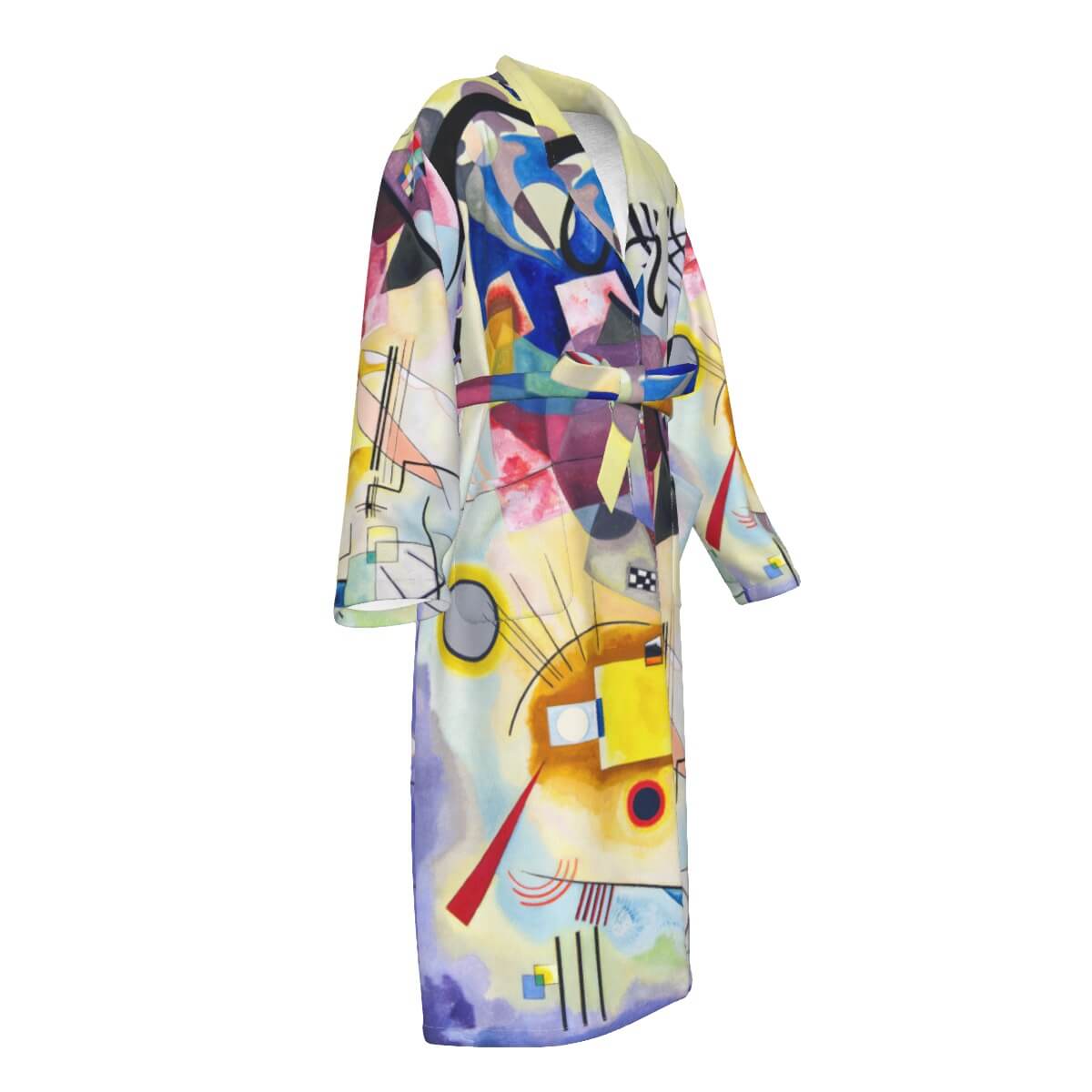 Vibrant heavy fleece dressing gown