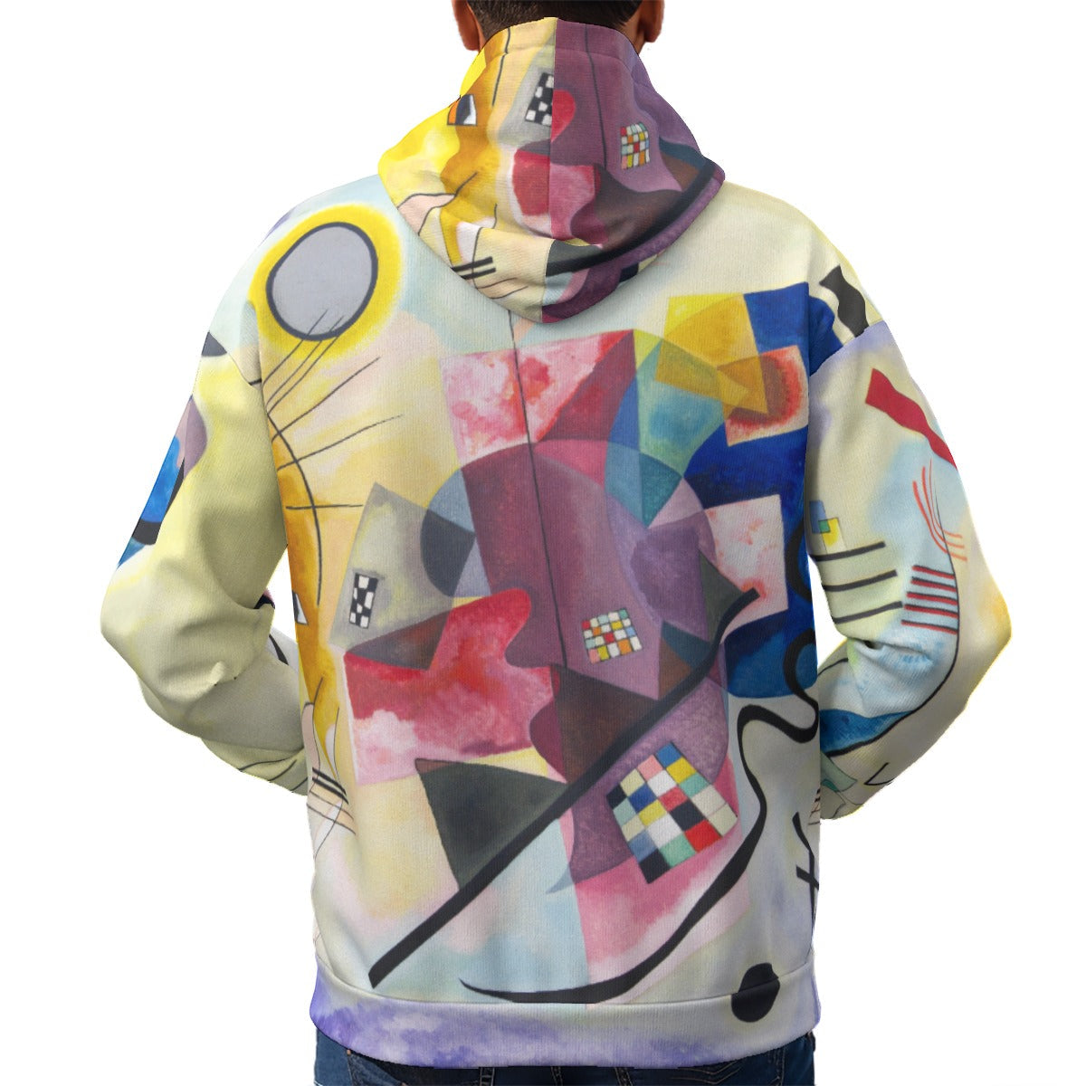 Abstract Art Sweatshirt - Back Design