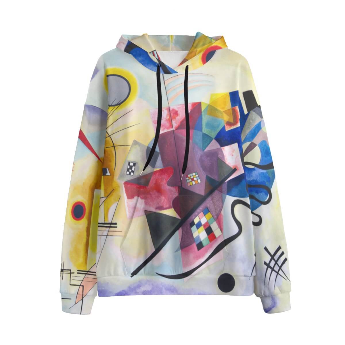 Wassily Kandinsky Yellow-Red-Blue Hoodie