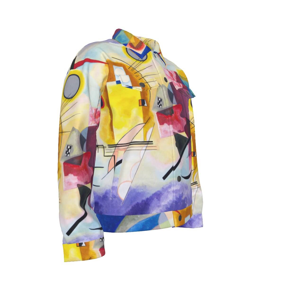 Vibrant Geometric Pattern Coat