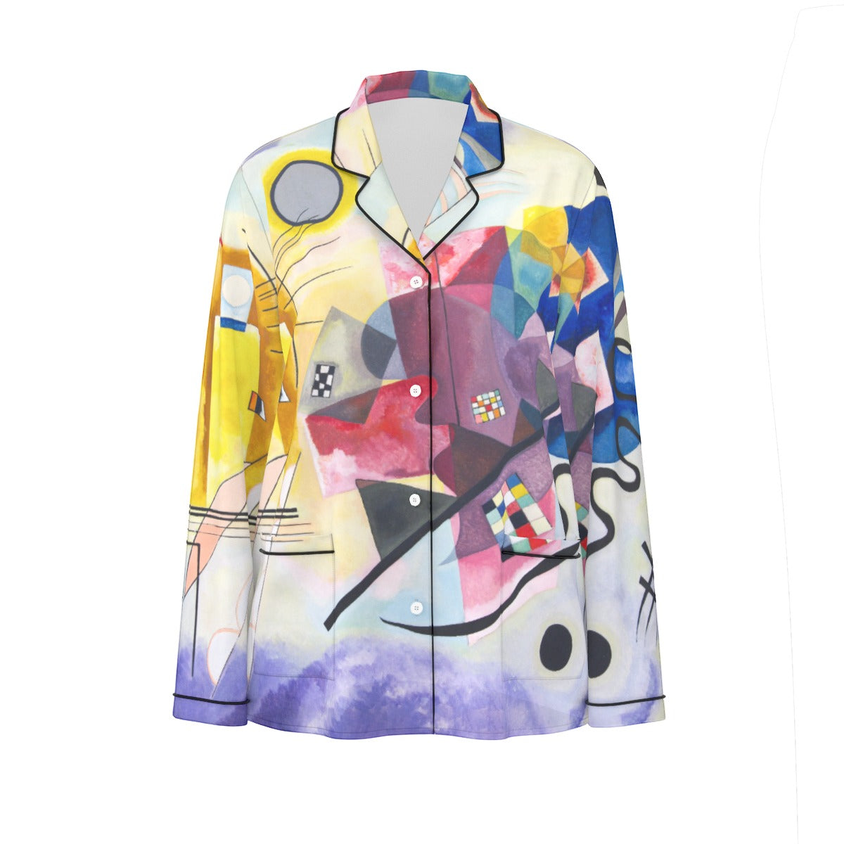 Kandinsky Inspired Graphic Print Pajamas