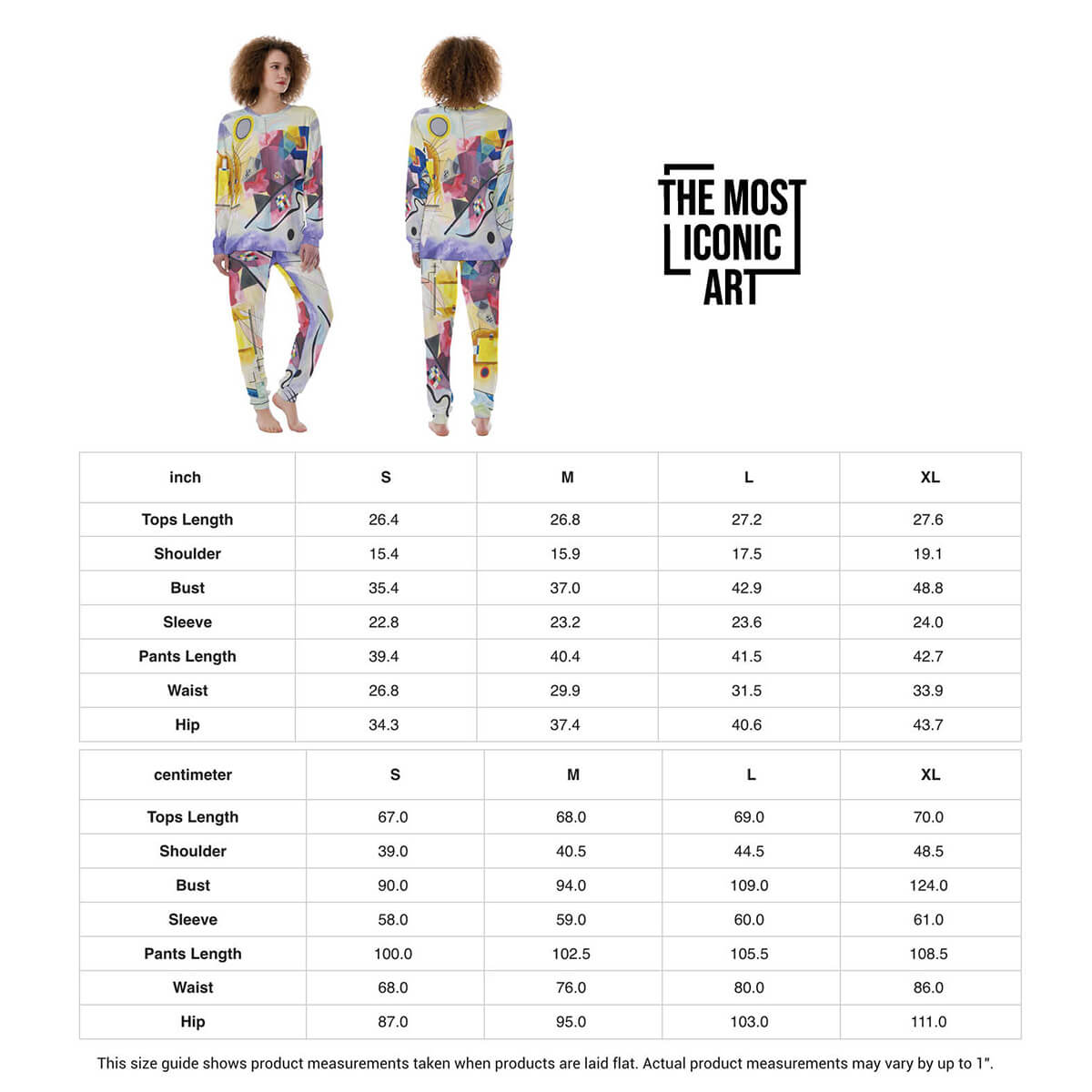 Artist Inspired Graphic Print Sleepwear Set