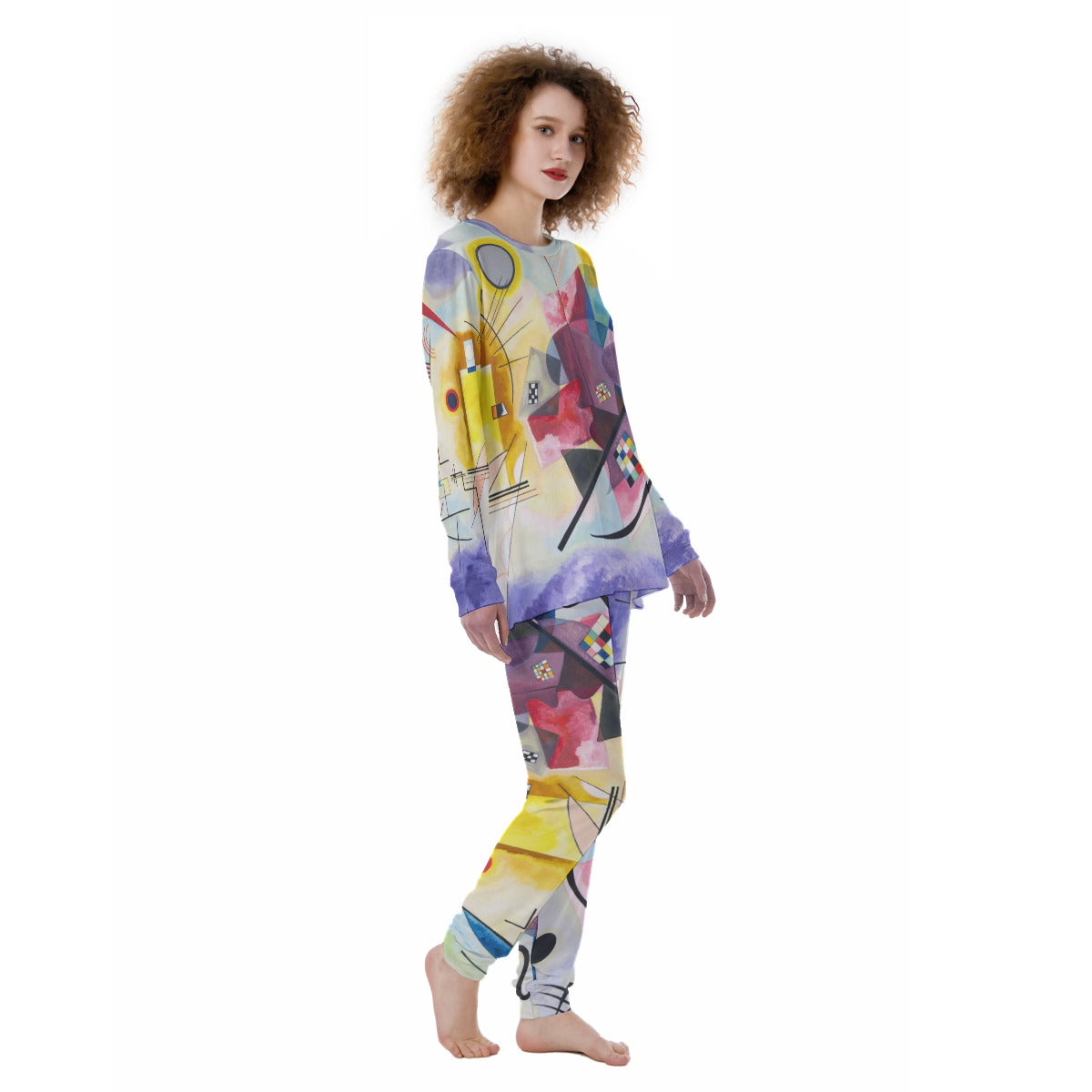 Modern Art Lounge Pajamas for Women