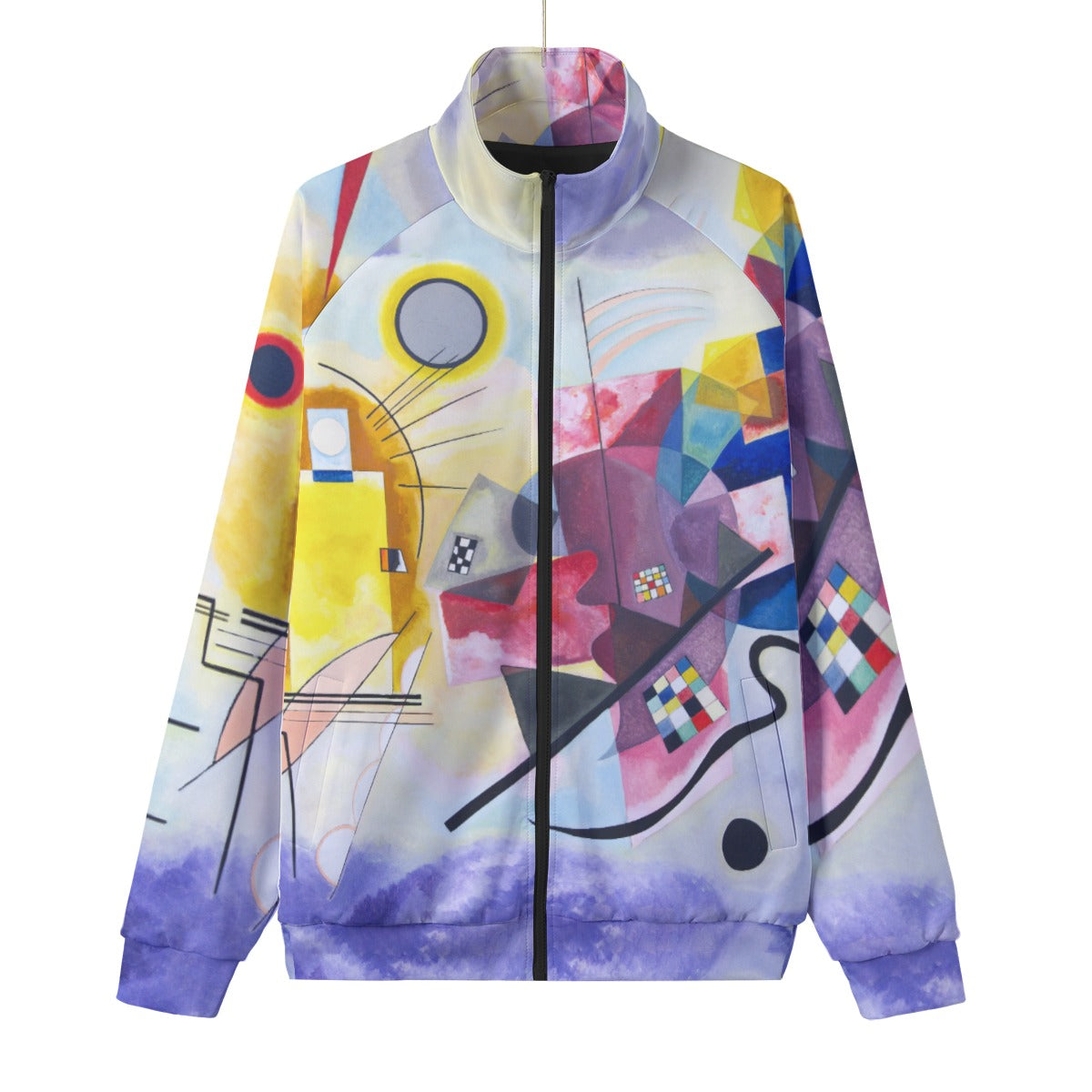 Vibrant Unisex Stand Collar Jacket