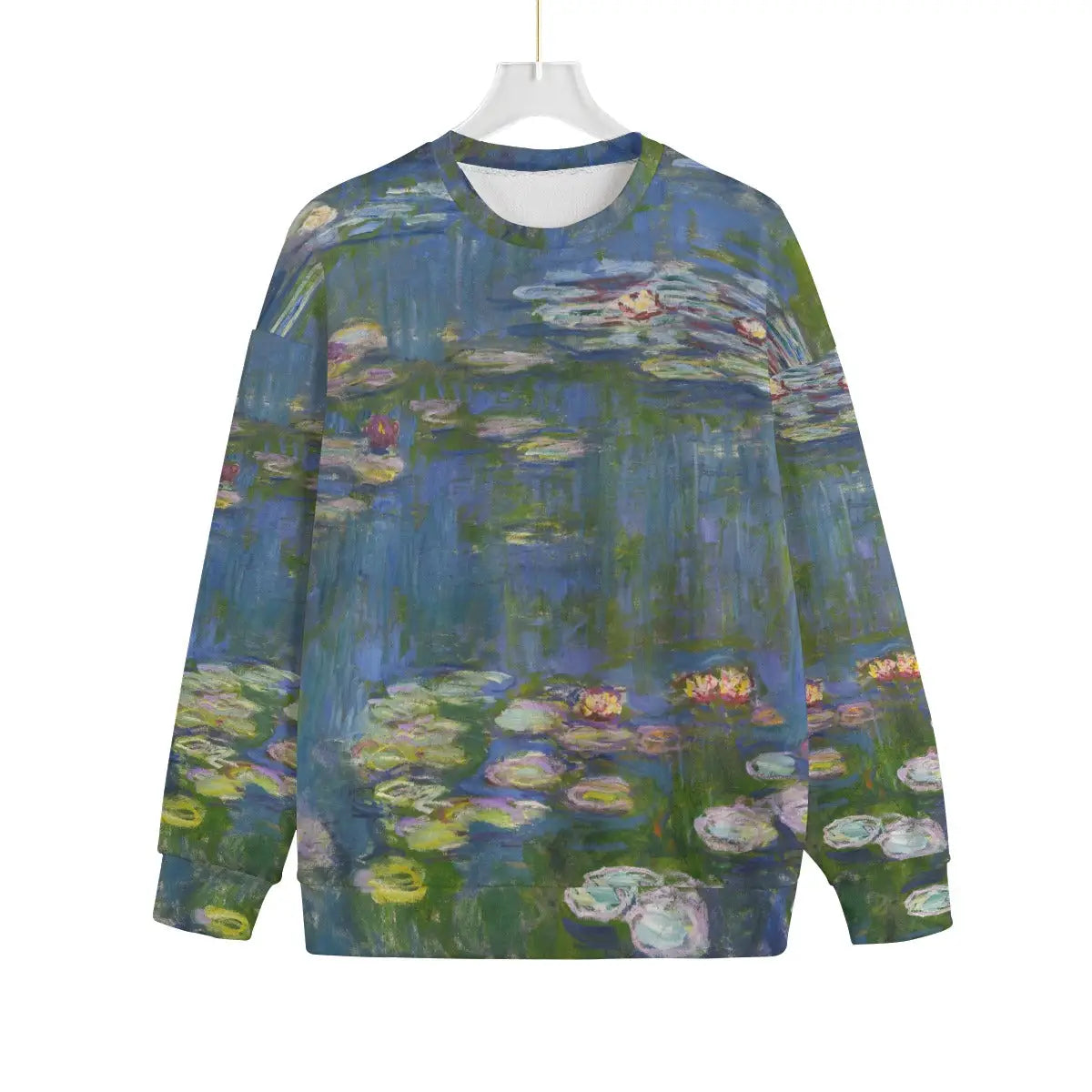 Water Lilies by Claude Monet Sweater featuring impressionist art print