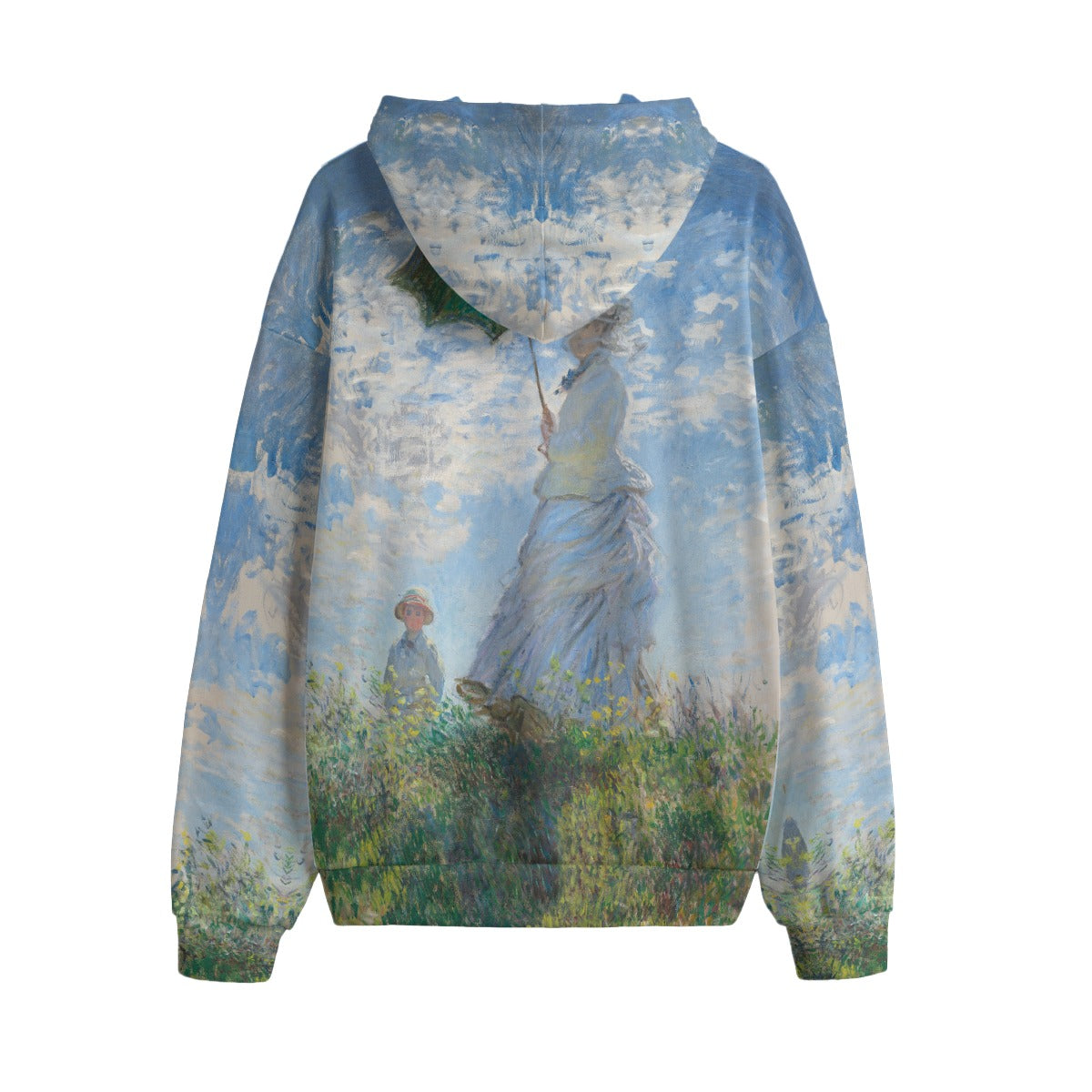 Woman with a Parasol by Claude Monet Hoodie