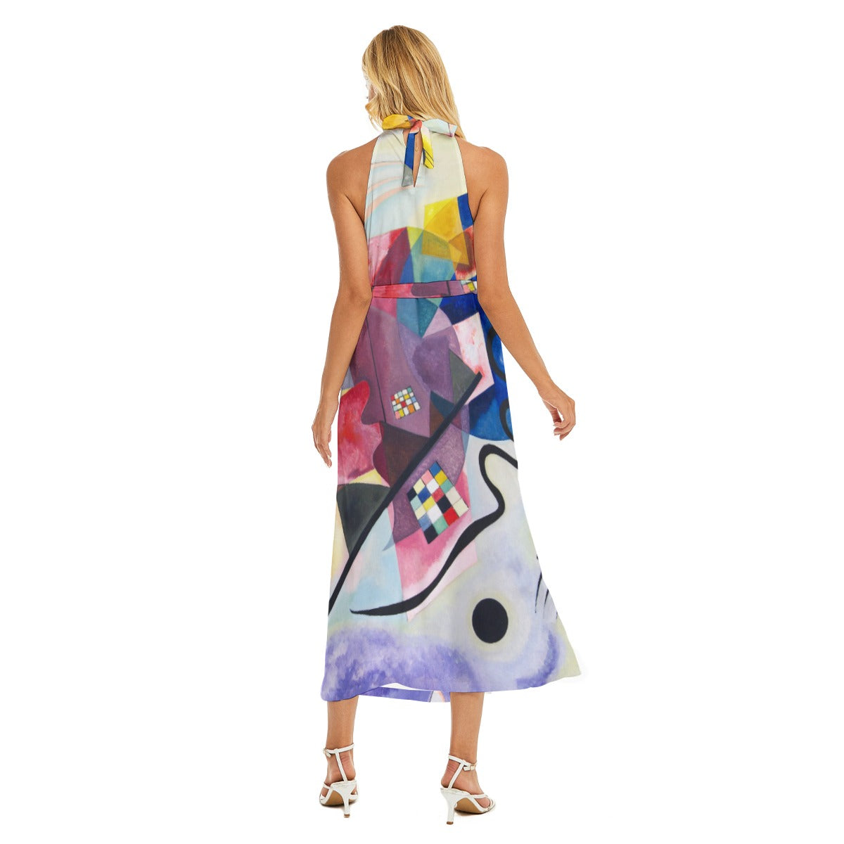 Abstract Art Fashion in Yellow-Red-Blue