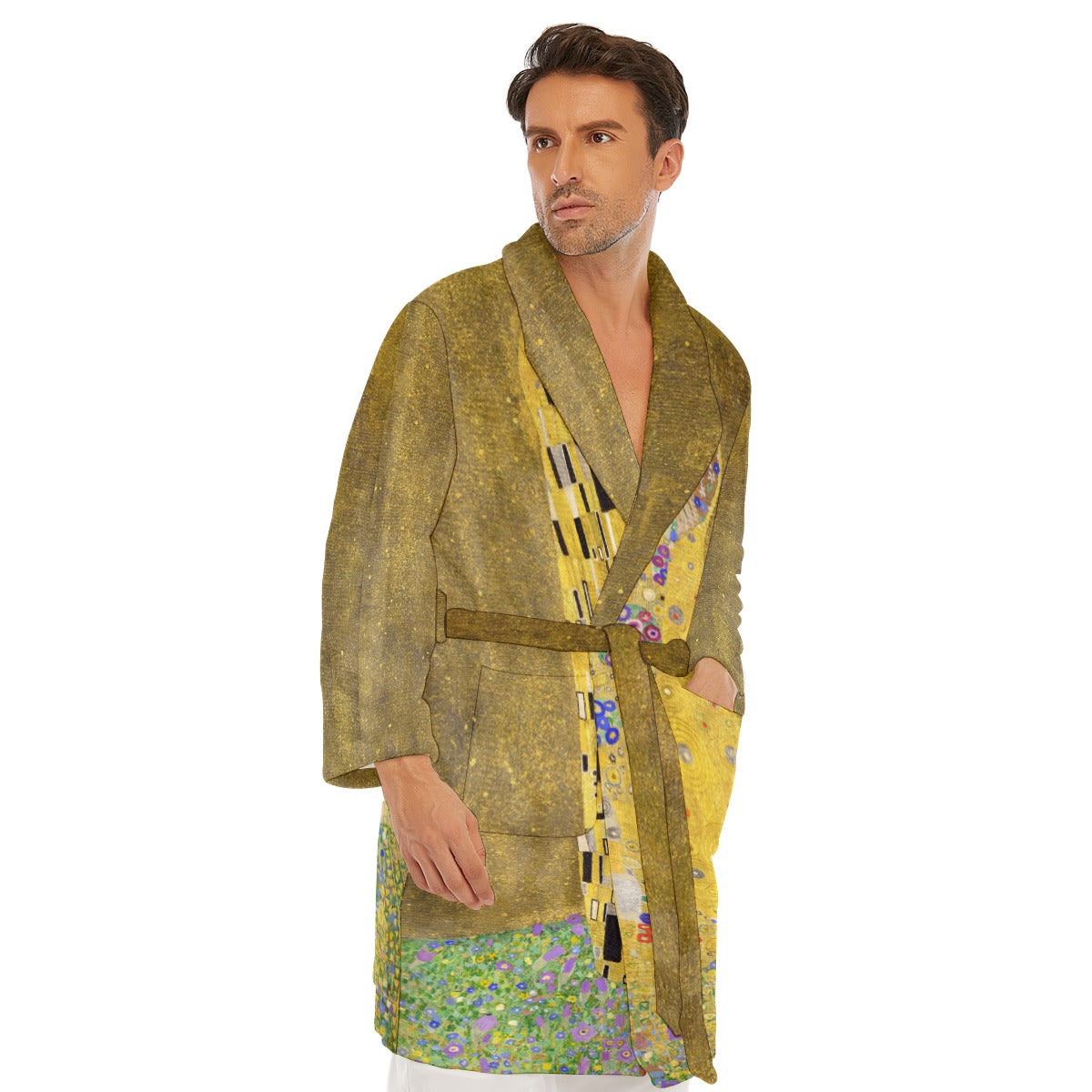 Trendy Gustav Klimt Inspired Lounging Robe