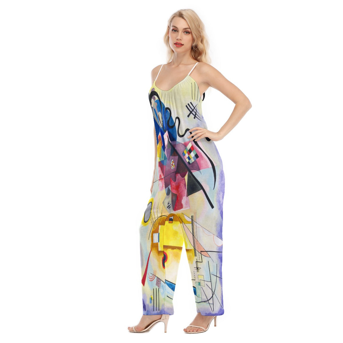 Bold and vibrant women's jumpsuit