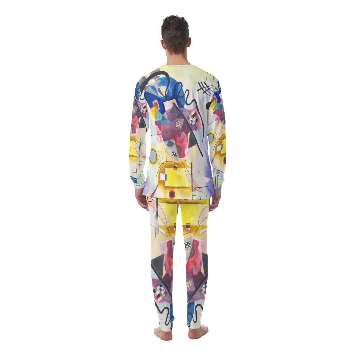 Abstract Art Lounge Wear - Back View