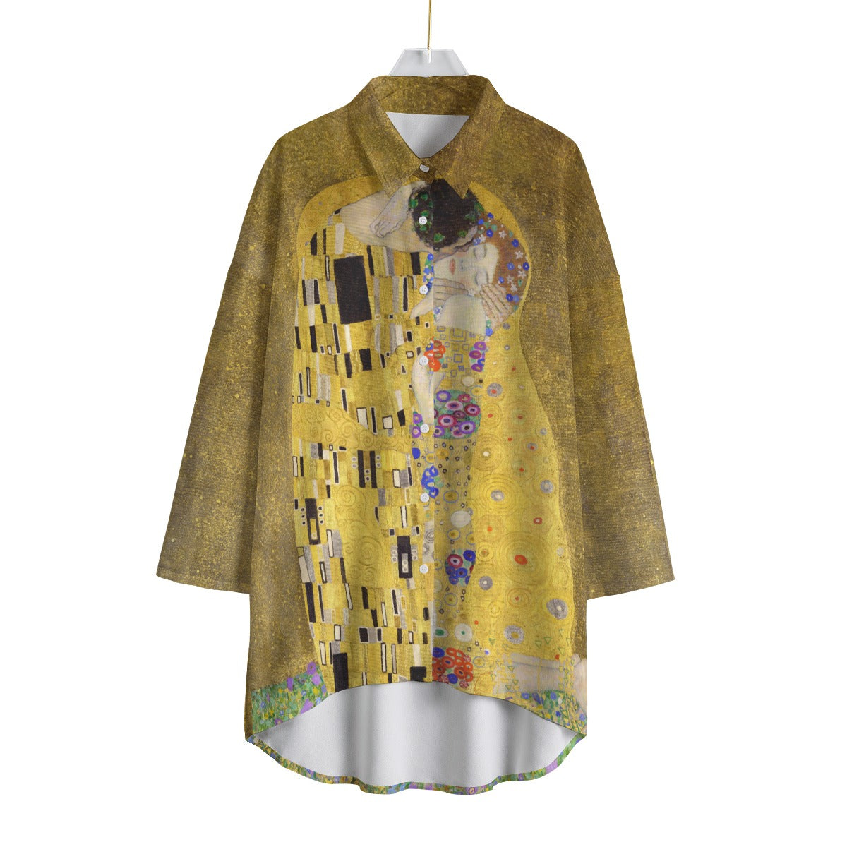 Gustav Klimt Inspired Chiffon Shirt