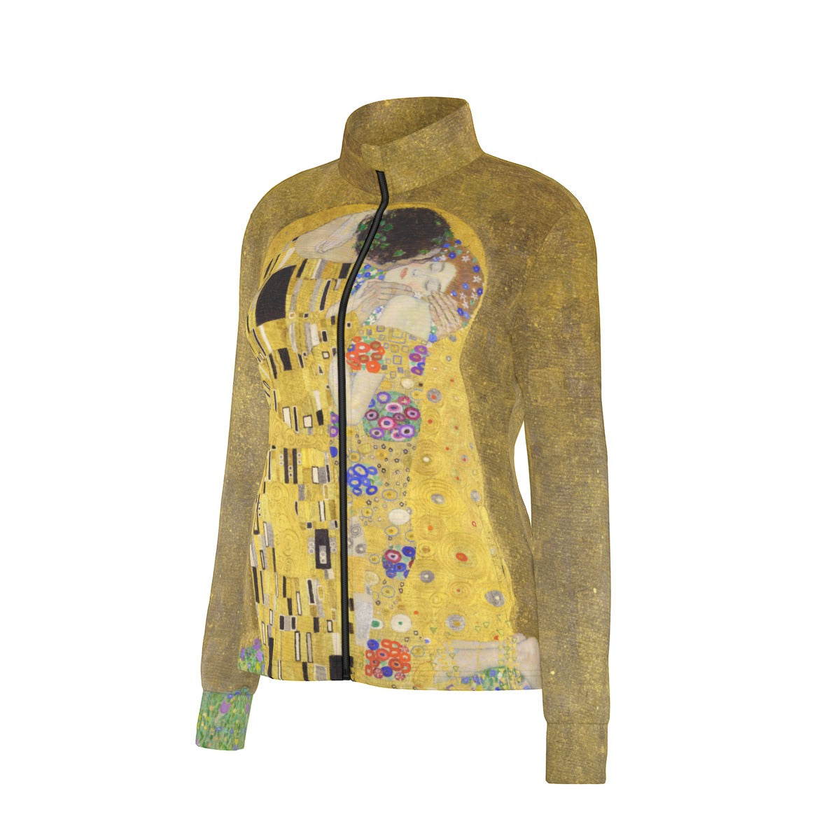 Long Sleeve Jacket with Klimt Print