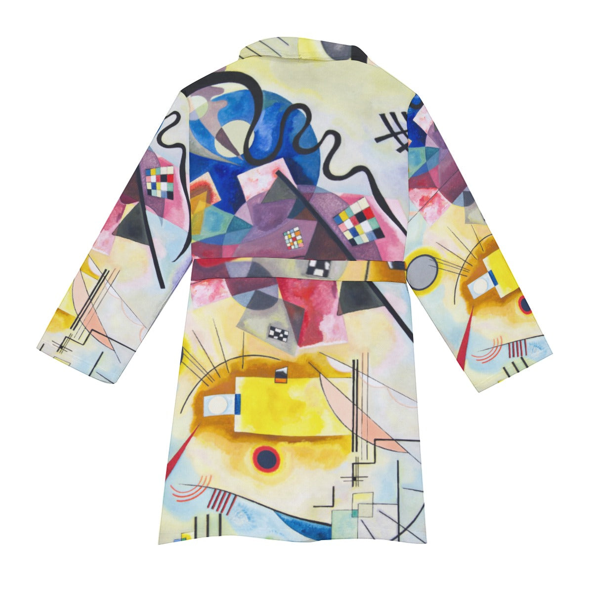 Abstract Art Fleece Robe for Men