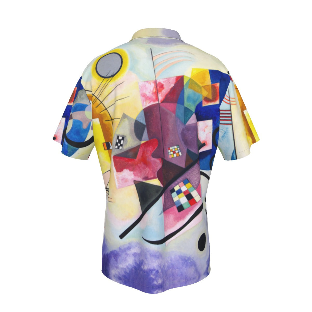 Colorful Geometric Pattern Shirt - Modern Abstract Fashion